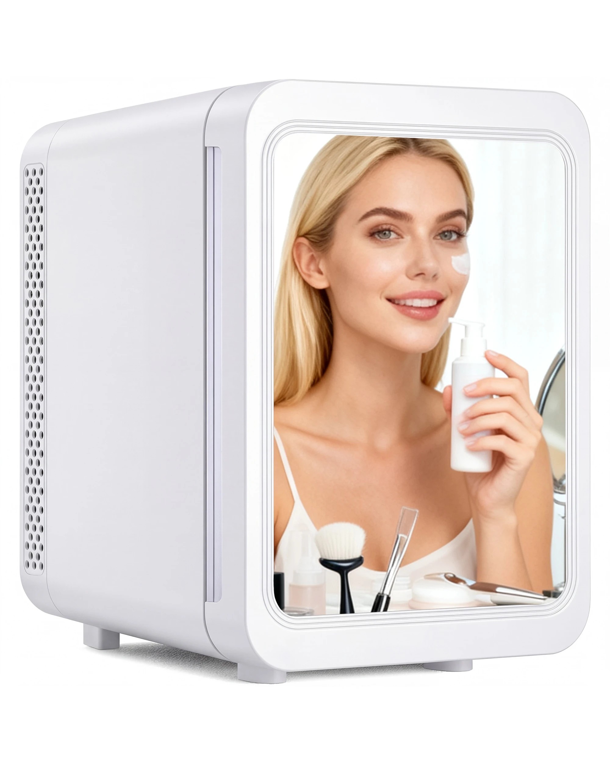 5 Advwin Mini Fridge 4 Liter Small Refrigerator With LED Light, 5 of 7