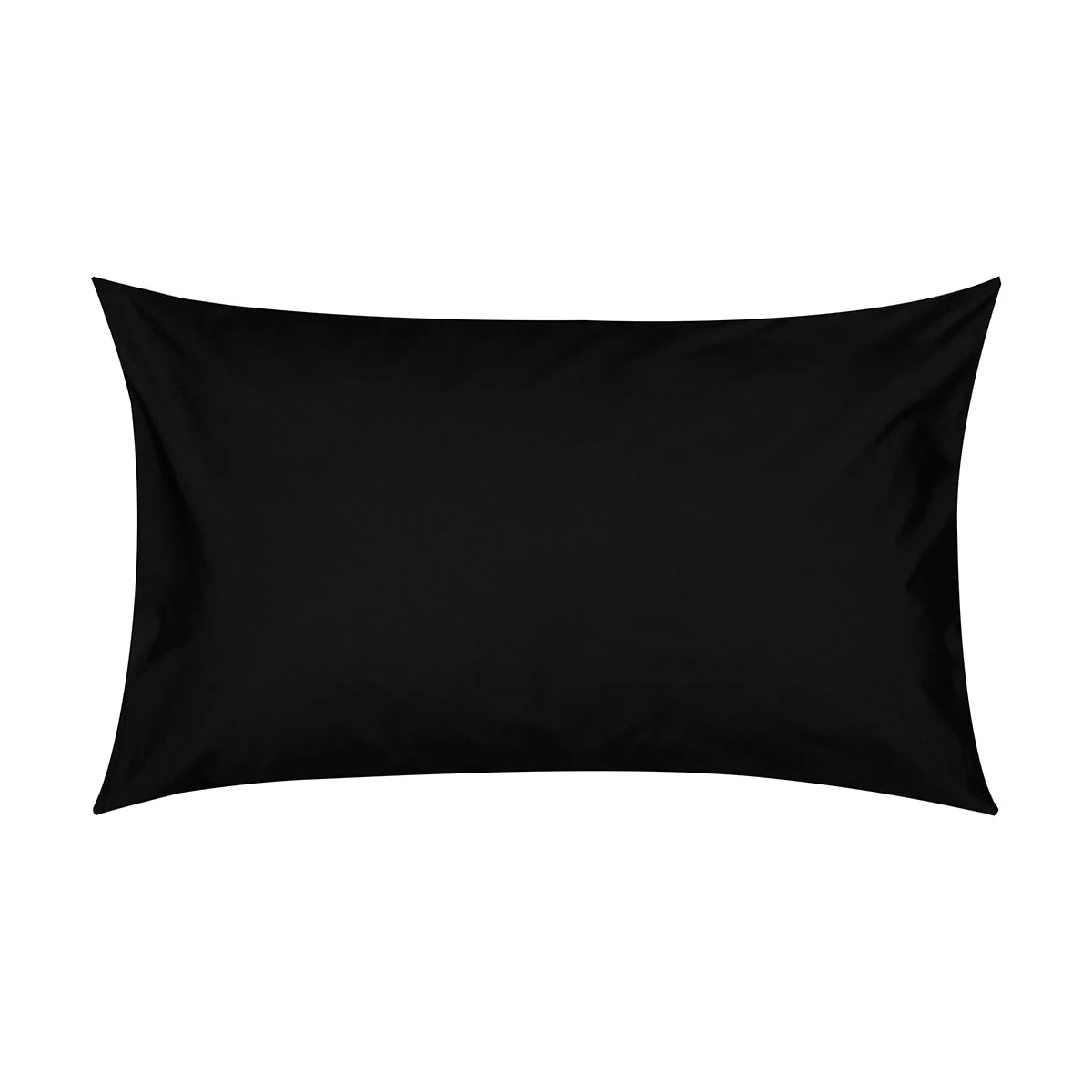 1 250 Thread Count Cotton Rich Standard Pillowcase - Black, 1 of 4