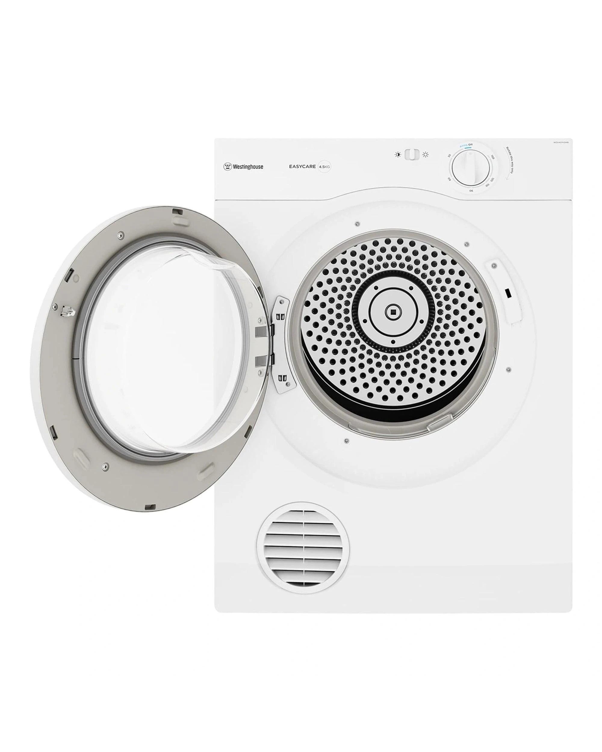 2 Westinghouse WDV457H3WB 4.5kg Vented Clothes Dryer - White, 2 of 5