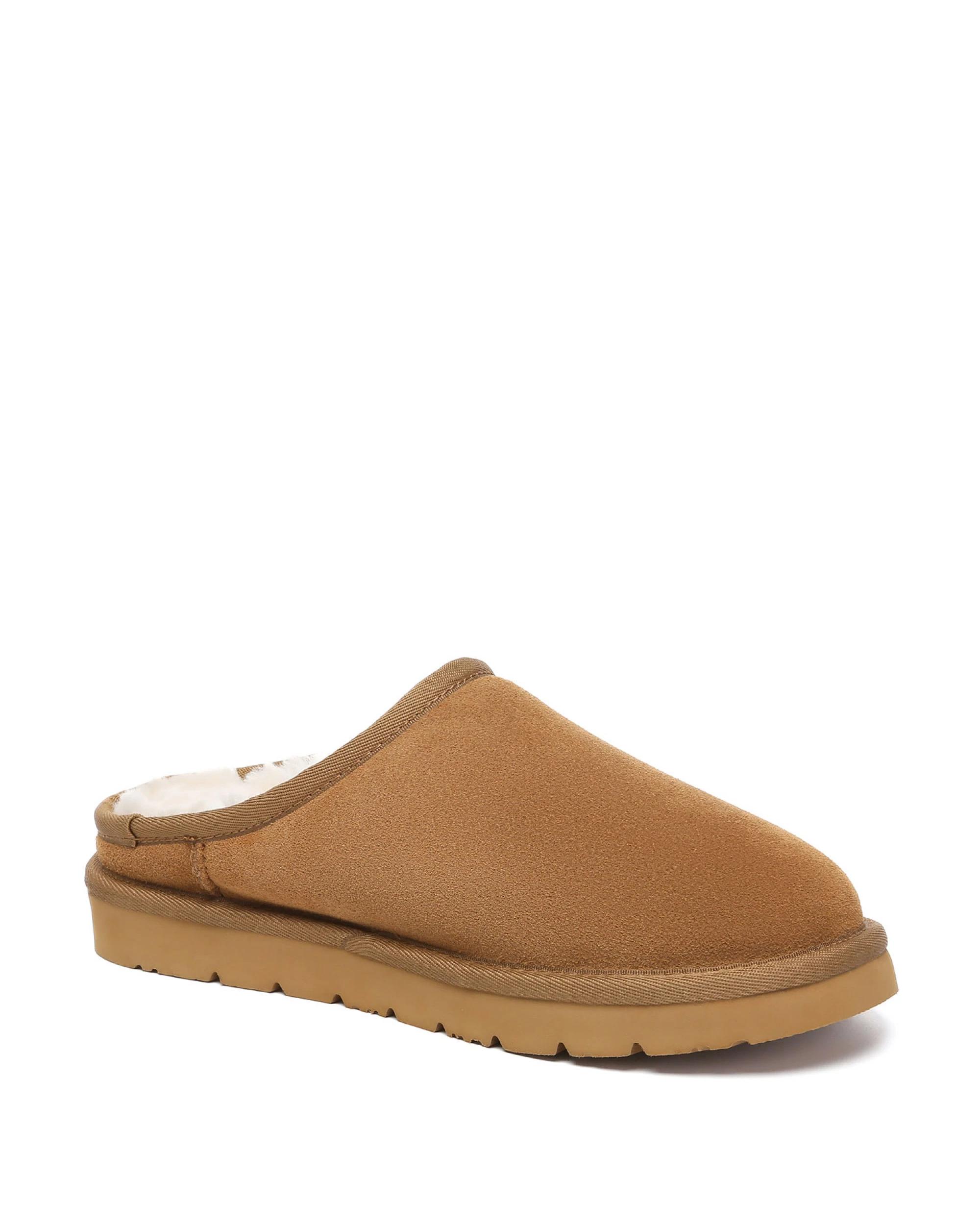2 Australian Shepherd UGG Unisex Nano Classic Slippers CHESTNUT, 2 of 5