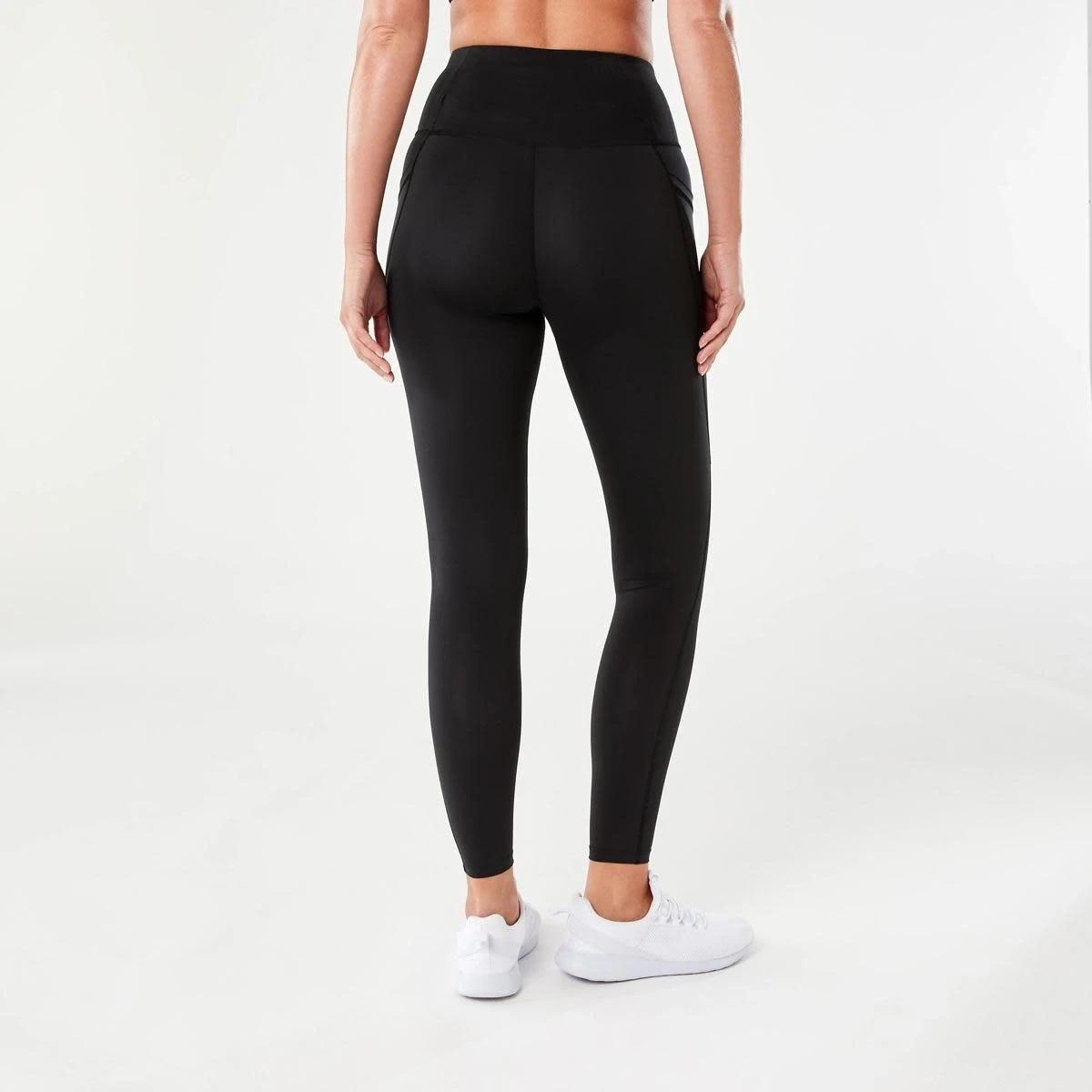 3 Active Womens Full Length Training Leggings BLACK, 3 of 6