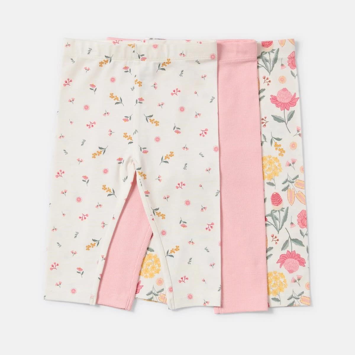 1 3 Pack Print Leggings NATIVE FLORAL, 1 of 8