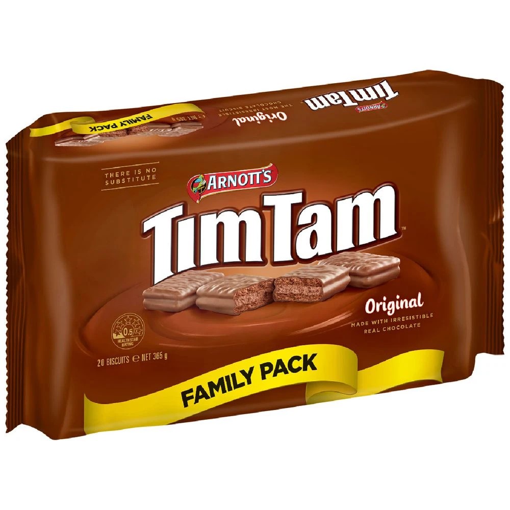 2 Arnotts Tim Tam Family Pack 365g 12 Pack, 2 of 5