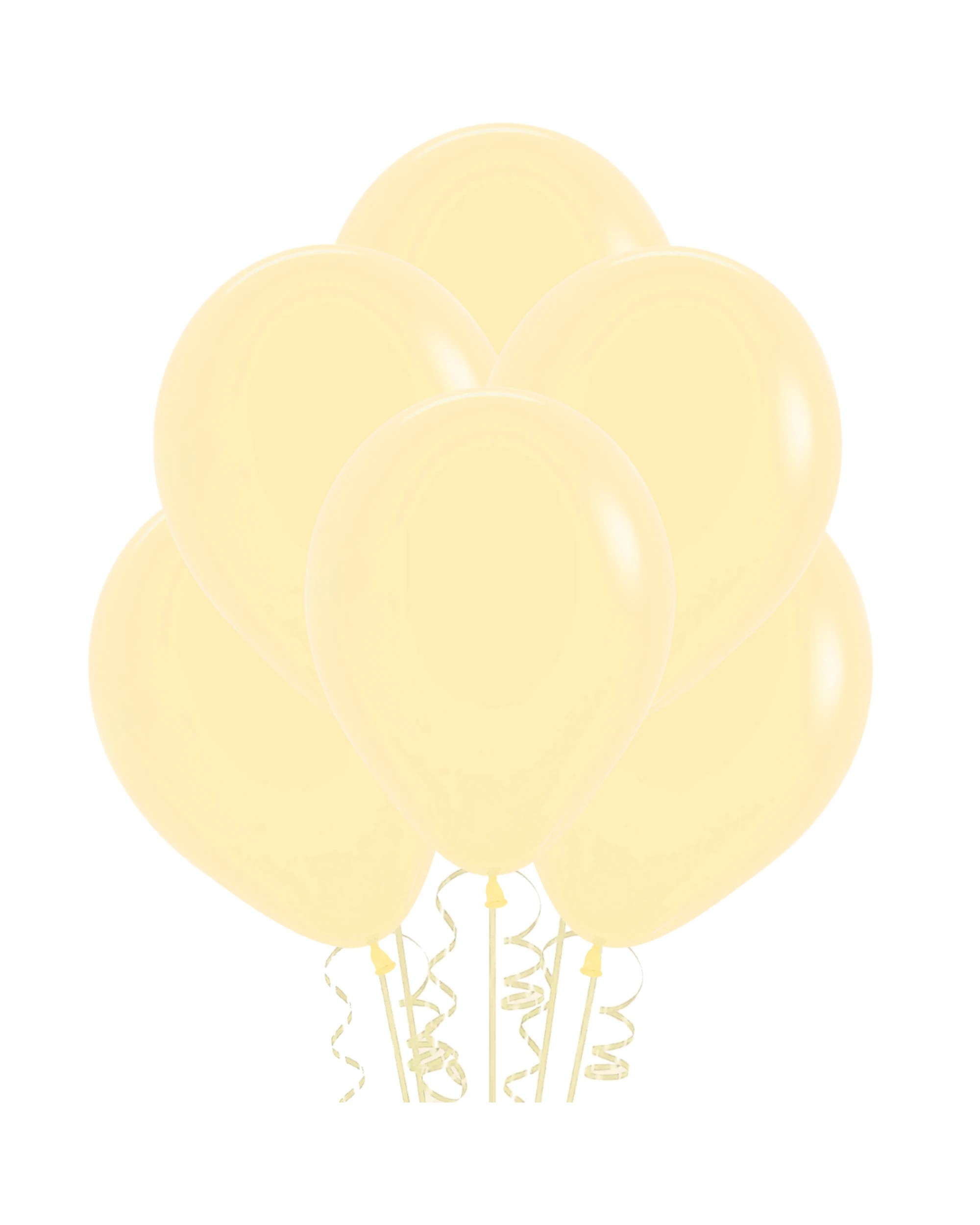 1 Five Star Pastel Matte Balloons 30cm Pack of 18 - Yellow, 1 of 1