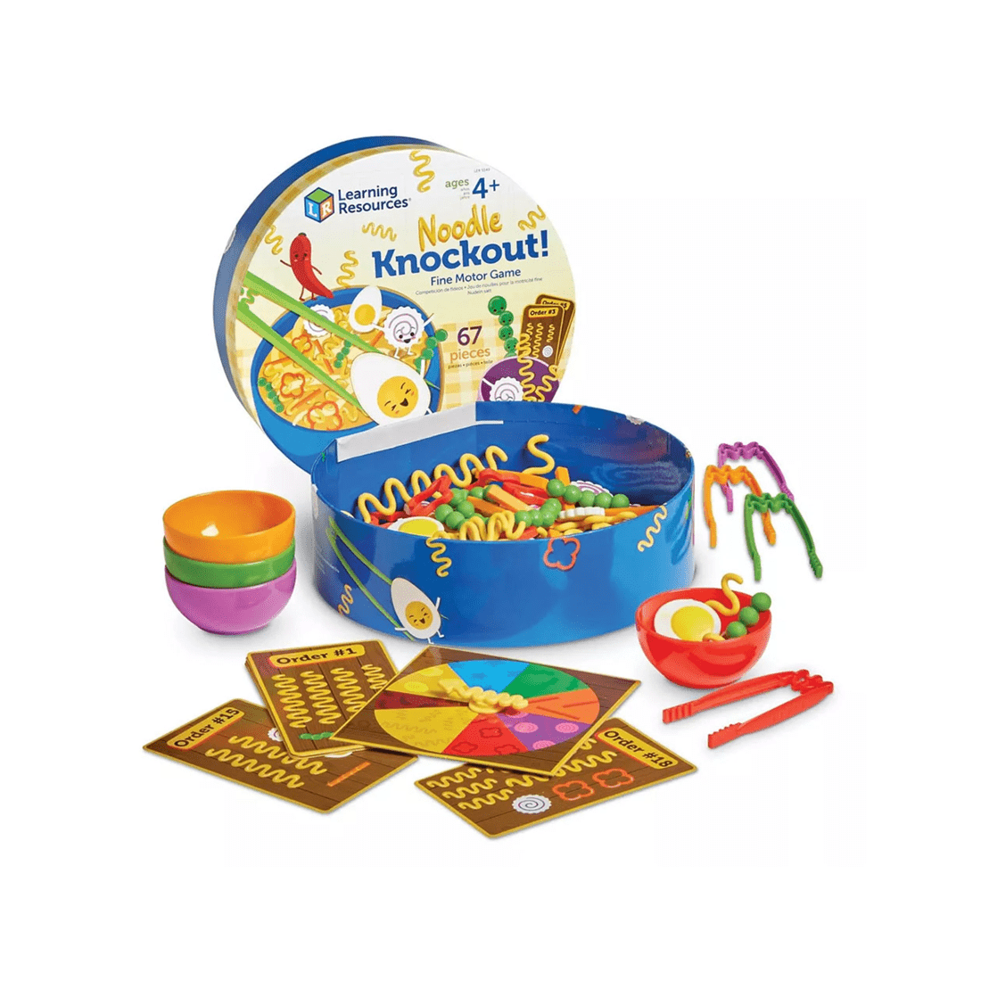 2 Learning Resources Noodle Knockout Fine Motor Game, 2 of 6