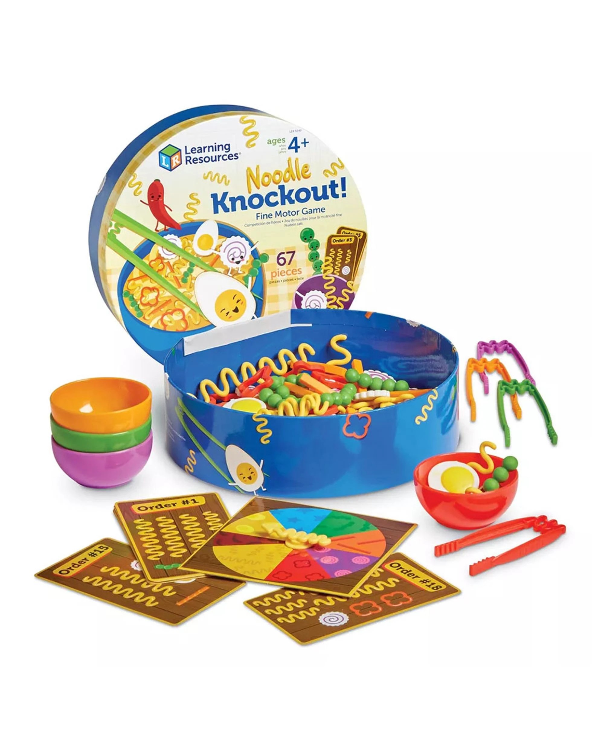 2 Learning Resources Noodle Knockout Fine Motor Game, 2 of 6