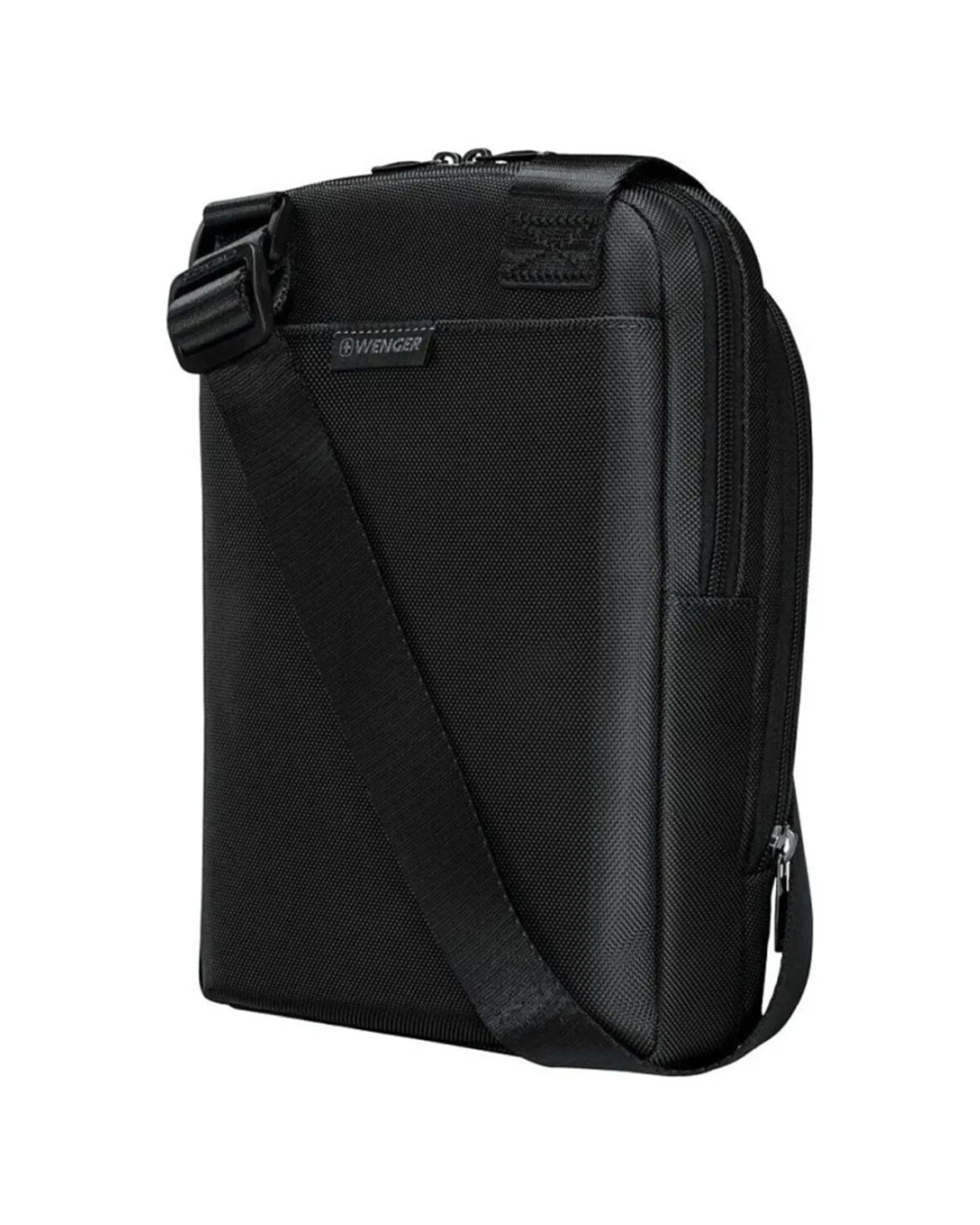 5 Wenger XE Crossbody Bag With 11in Tablet Pocket Recycled PET Polyester - Black, 5 of 6