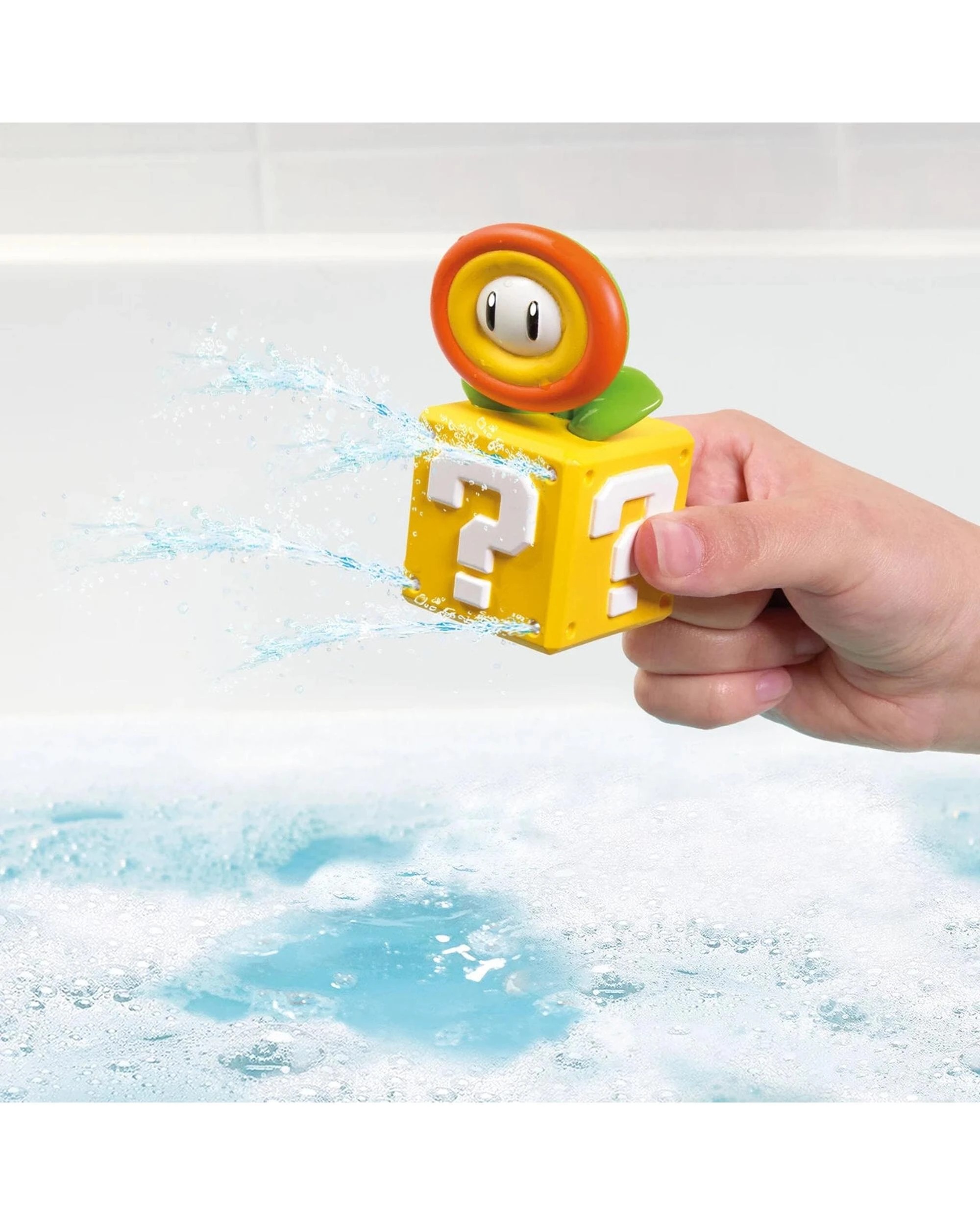 3 Tomy Toomies Super Mario Bath Squirters Super Mushroom and Fire Flower, 3 of 4