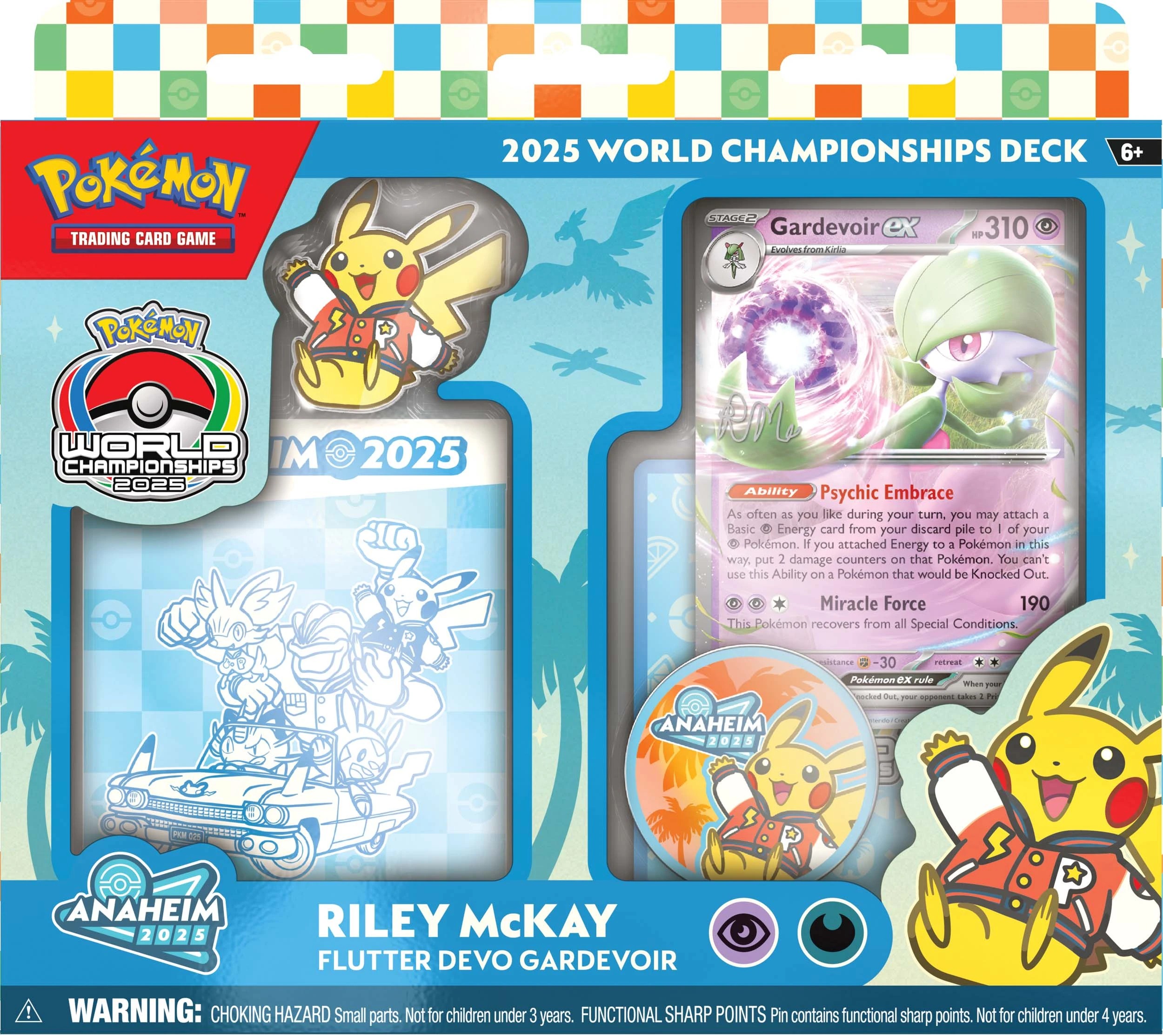2 Pokemon Trading Card Game: 2025 World Championships Deck - Assorted, 2 of 10