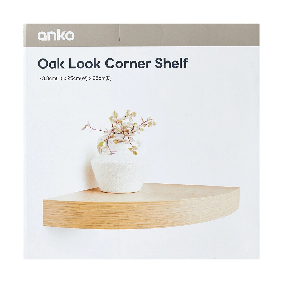 7 Corner Shelf - Oak Look, 7 of 7