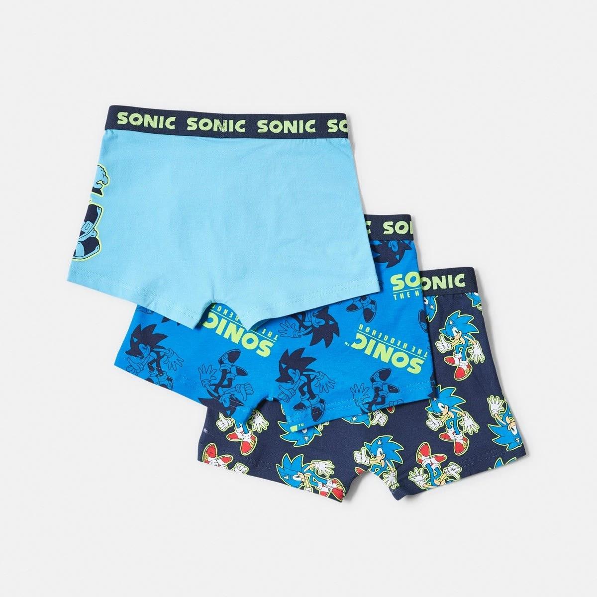 2 3 Pack Sonic The Hedgehog License Trunks Sonic, 2 of 6