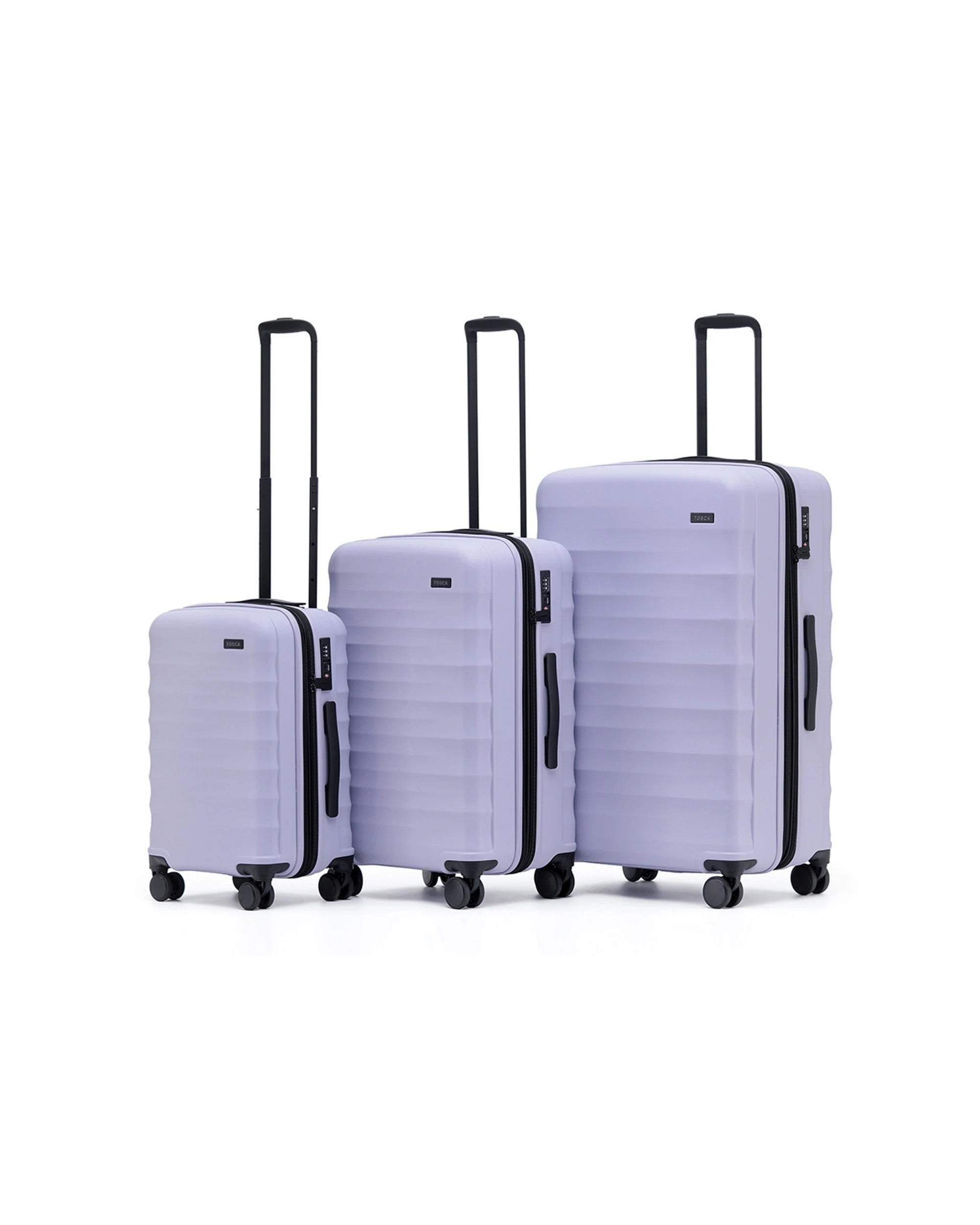 1 Tosca 3Pc Interstellar 2.0 Trolley Travel Suitcase Luggage Set - Purple, 1 of 7