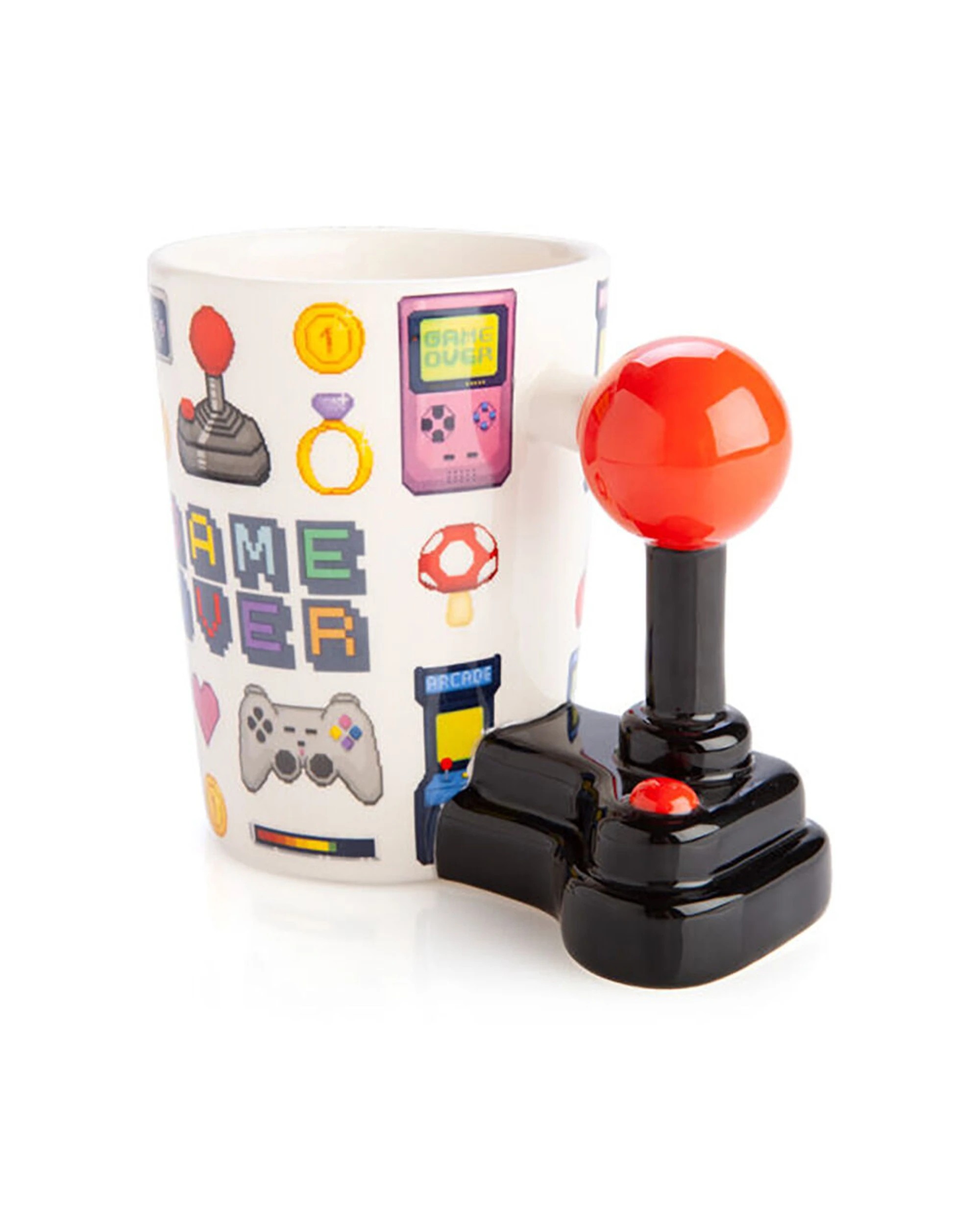 3 MDI Gamer Ceramic Mug Joystick 3D Handle Mug 14x14cm - Multi, 3 of 5