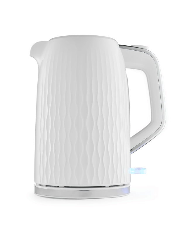 1.7L Kettle - White and Silver 