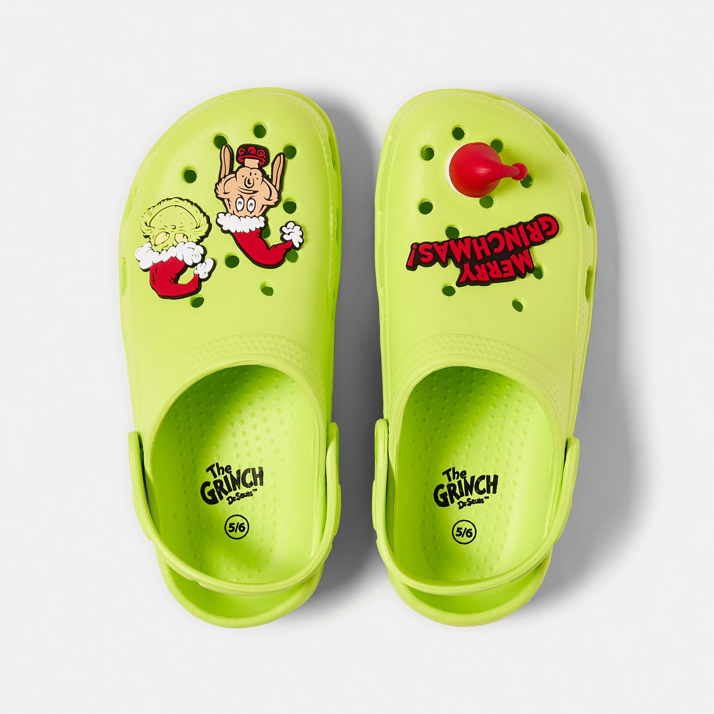 3 The Grinch License Clogs Lt Green, 3 of 5