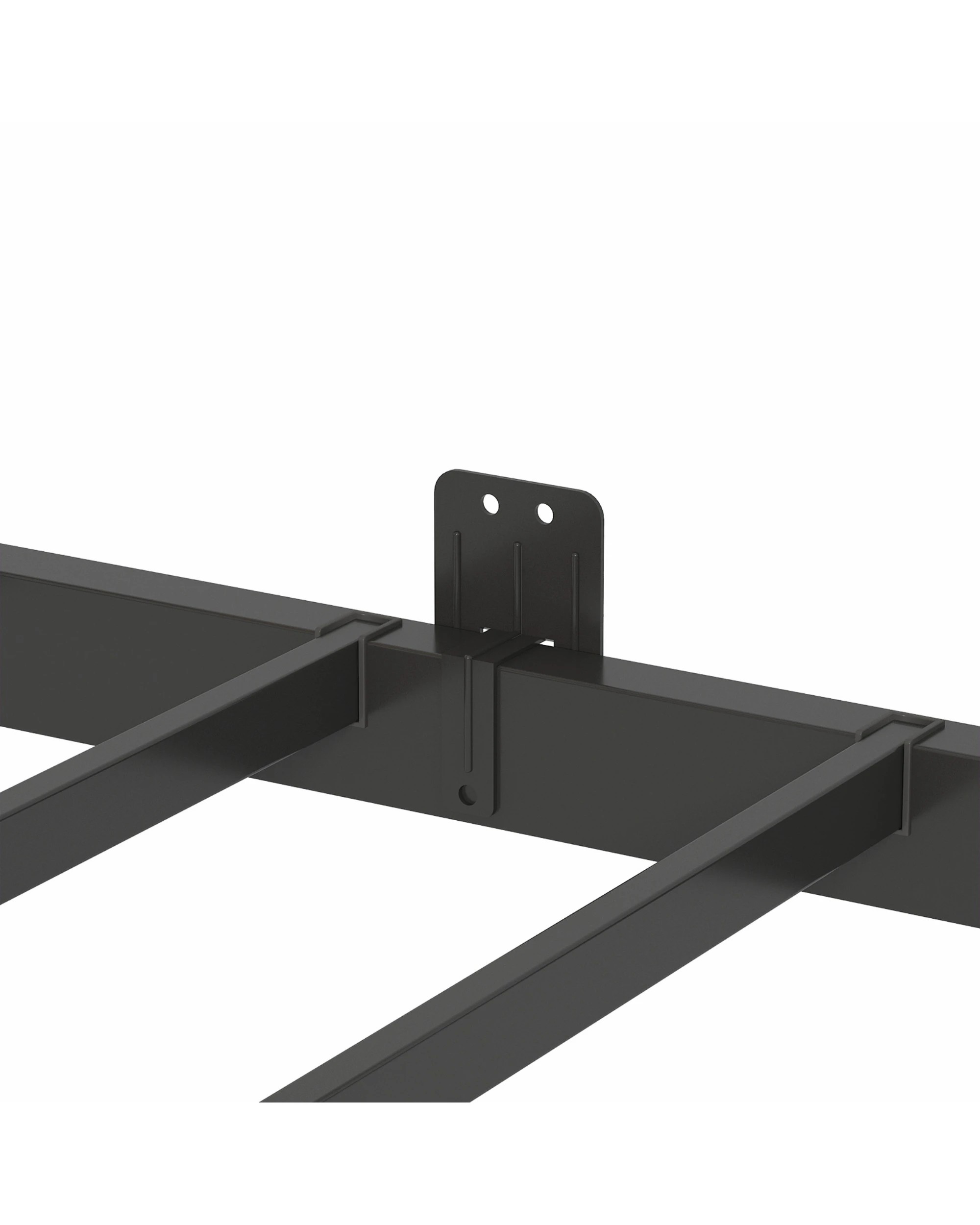 7 Advwin Single Corner Bed Frame L Shaped with LED Light and Drawers - Black, 7 of 9