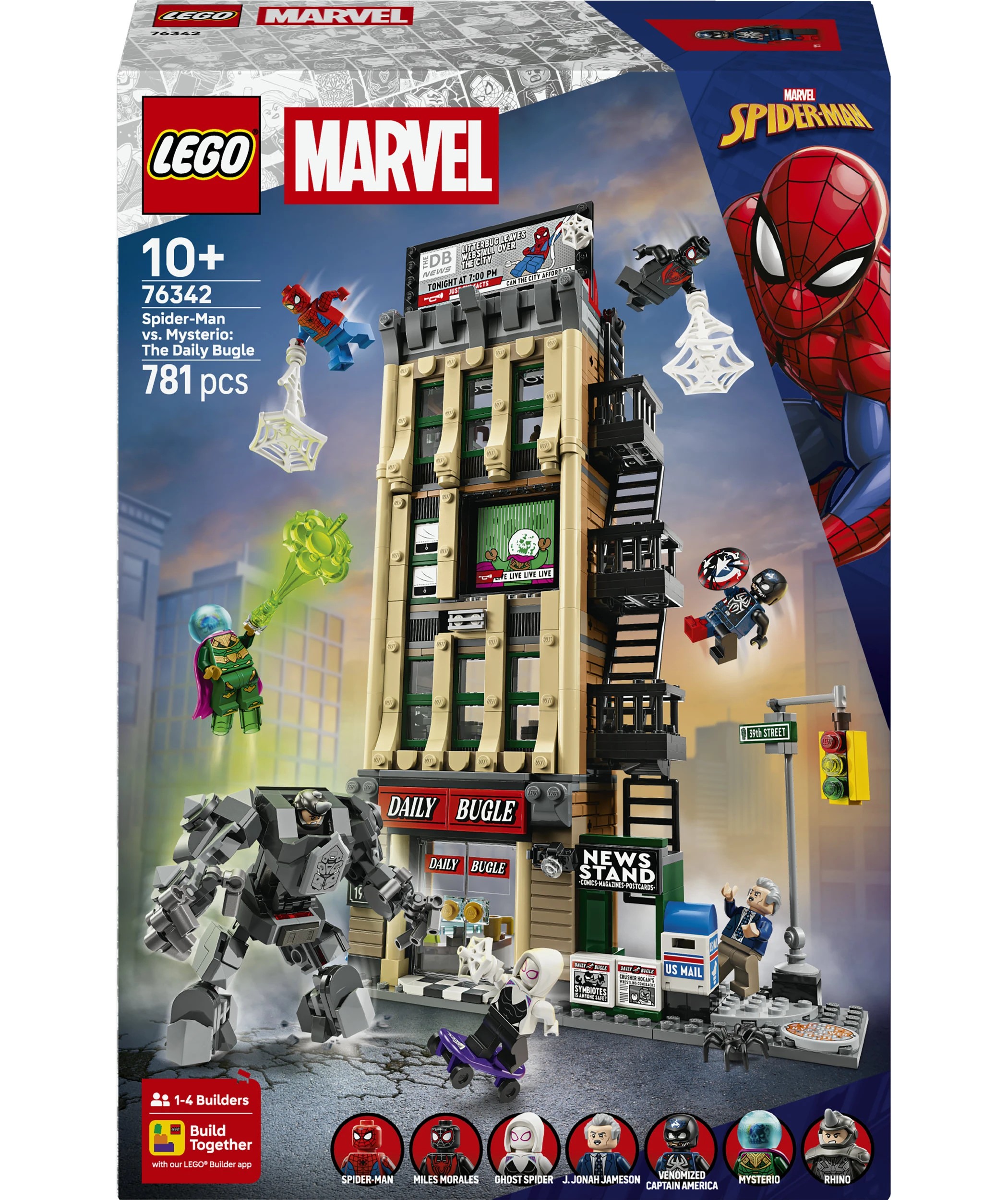 1 LEGO Super Heroes Spider-Man vs. Mysterio: The Daily Bugle 76342, 1 of 10
