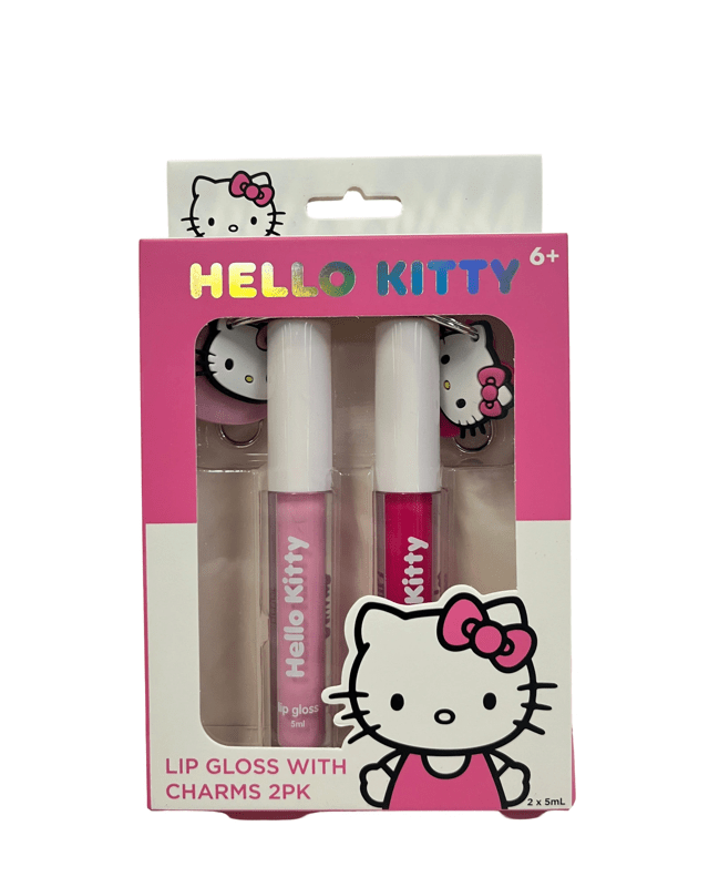2 Pack Hello Kitty Lip Gloss with Ch