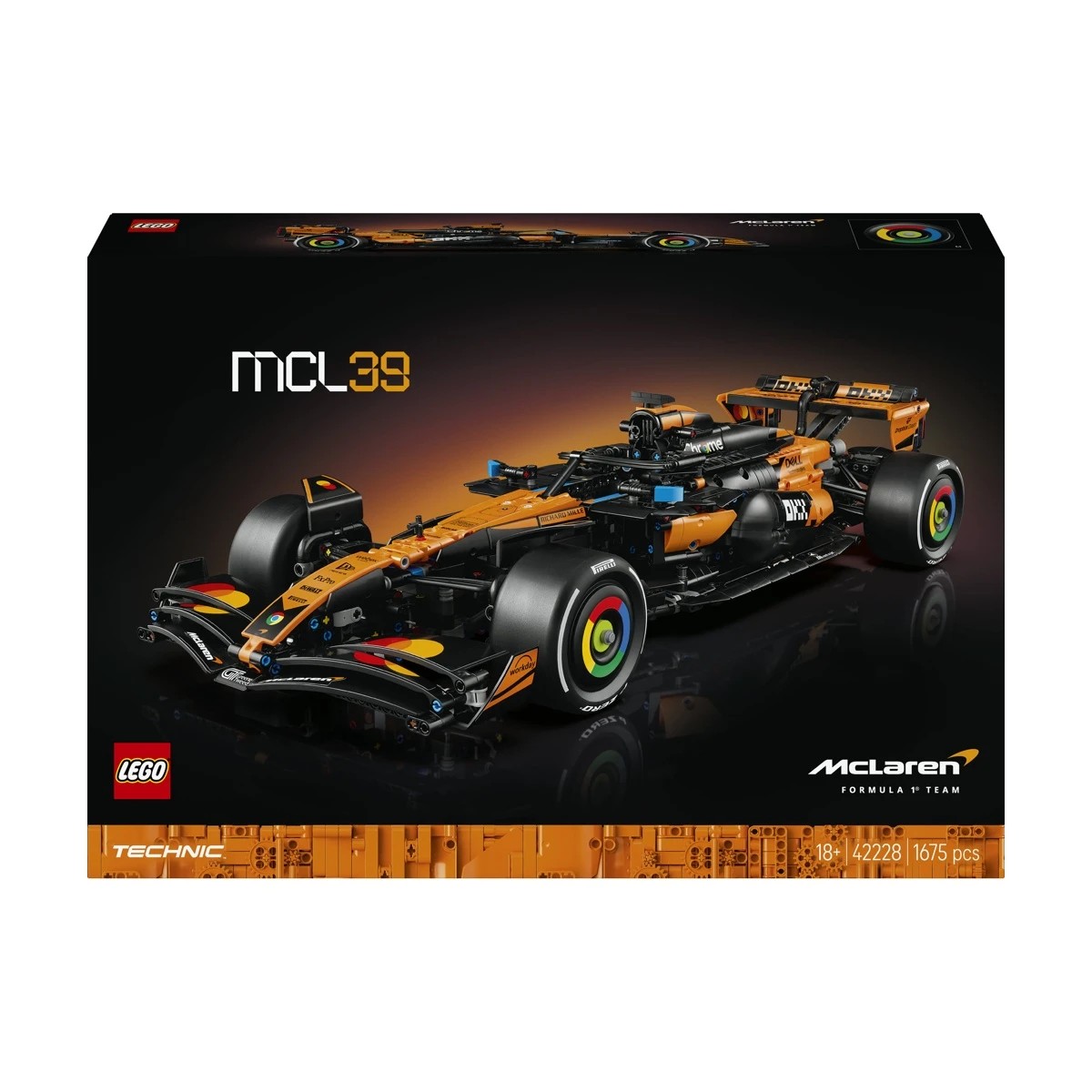 1 LEGO Technic McLaren MCL39 F1 Car 42228, 1 of 10