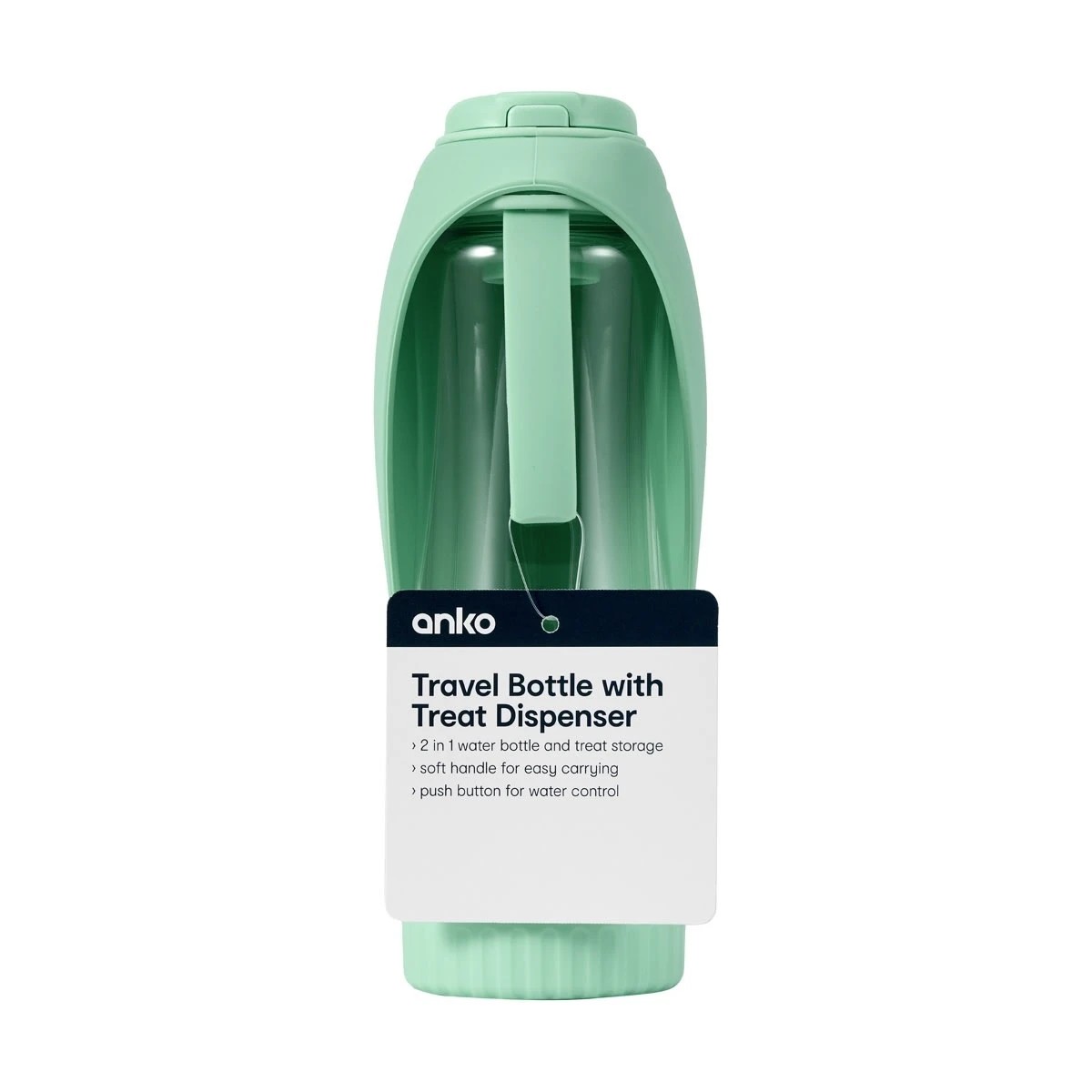 10 Pet Travel Bottle with Treat Holder - Teal, 10 of 10