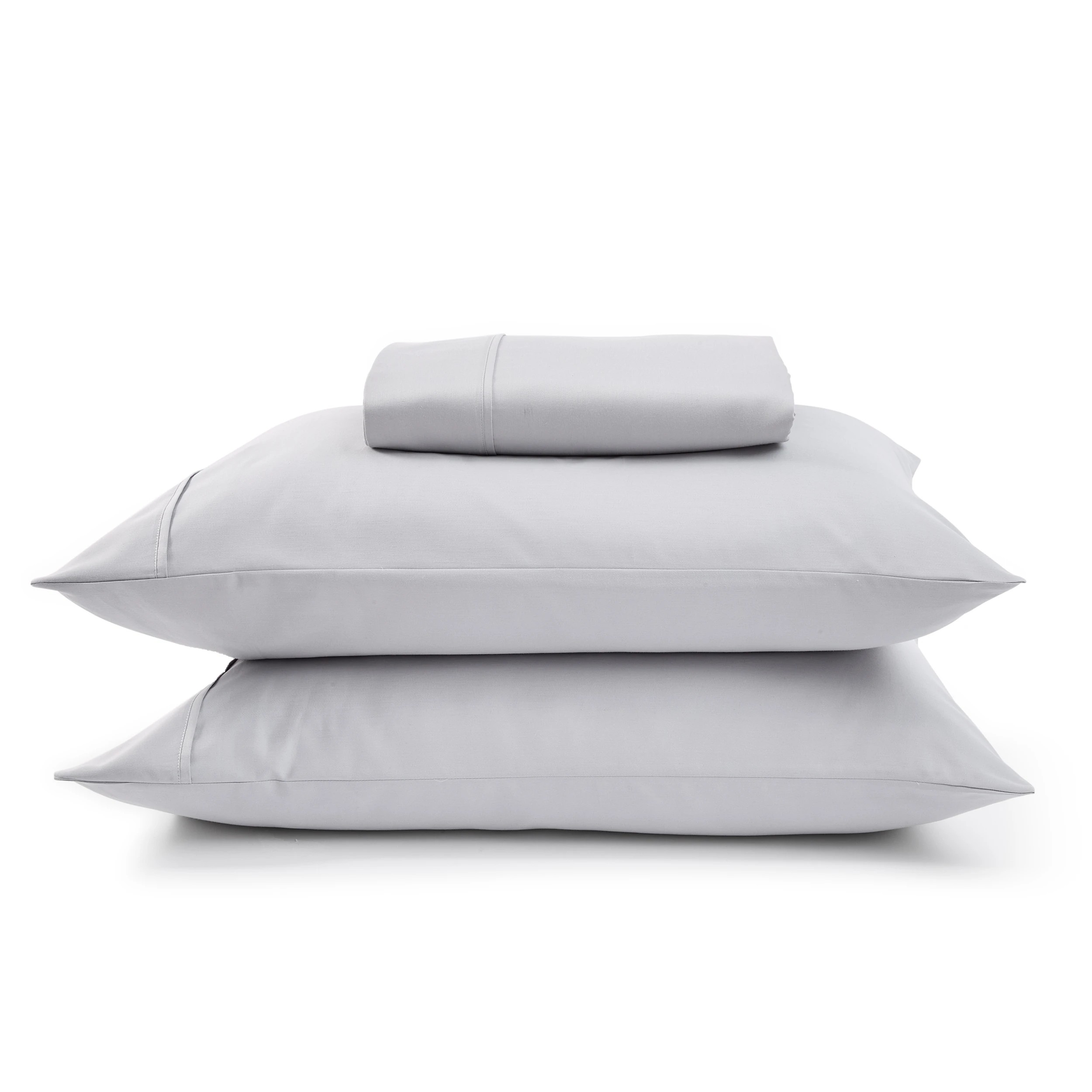 2 1000 Thread Count Cotton Rich Sheet Set - Queen Bed, Silver, 2 of 5