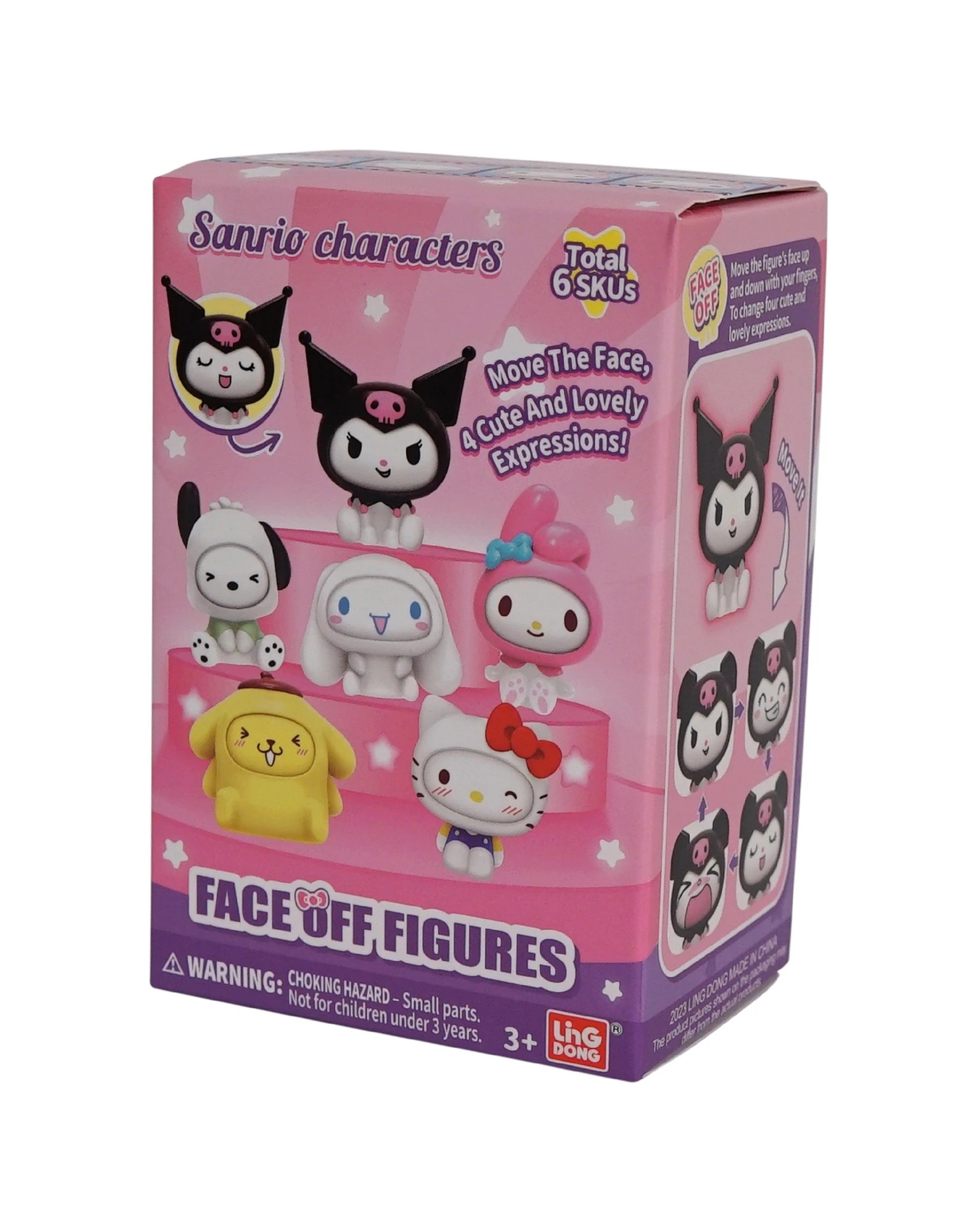 4 Hello Kitty Face Off Figures – Assorted* - Multi, 4 of 7