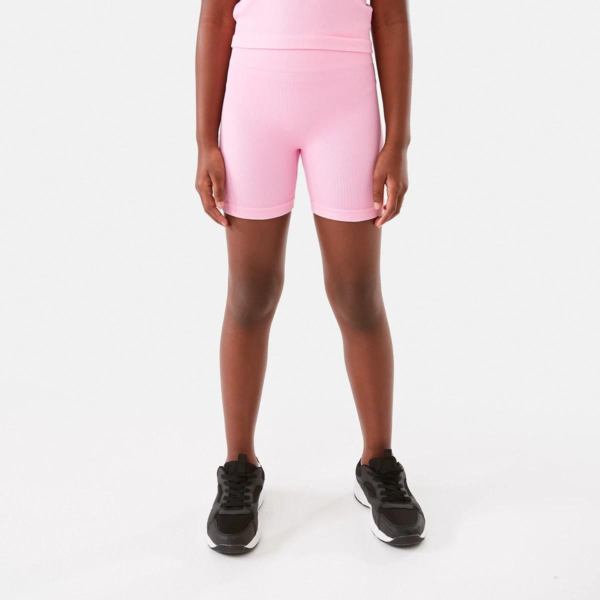 1 Active Kids Seamfree Bike Shorts Pris Pink, 1 of 9