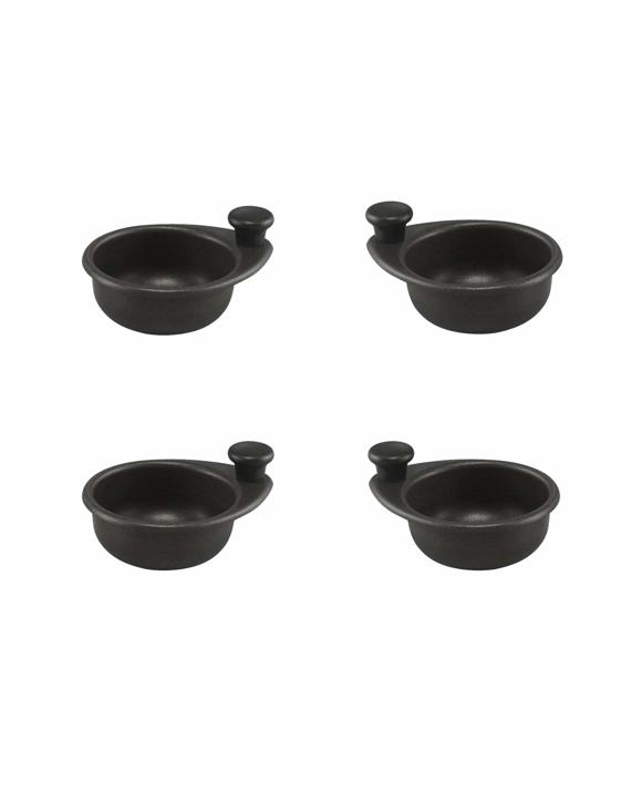 RACO Egg Cup for Poacher 4 Pack - Black
