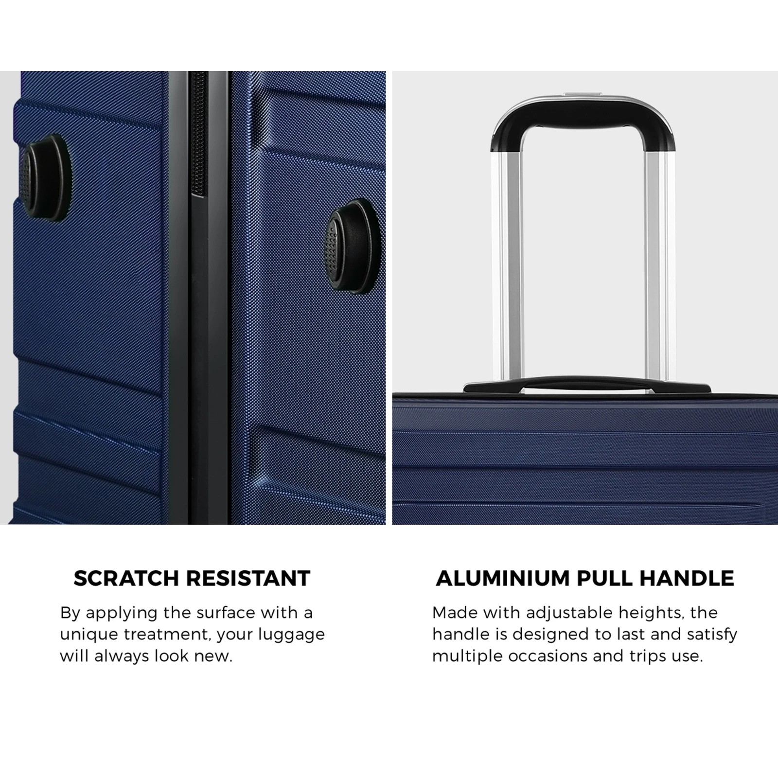 5 Mazam 28" Luggage Suitcase Travel TSA Lock Storage Hard Shell Case - Blue, 5 of 10