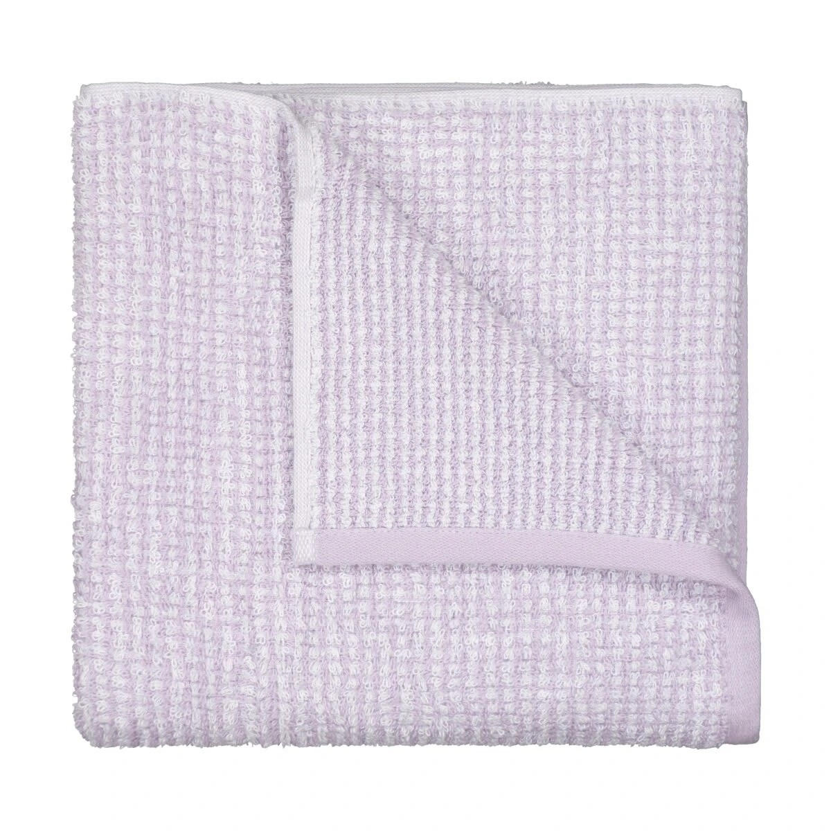 1 Mini Waffle Cotton Bath Towel - Lilac, 1 of 6