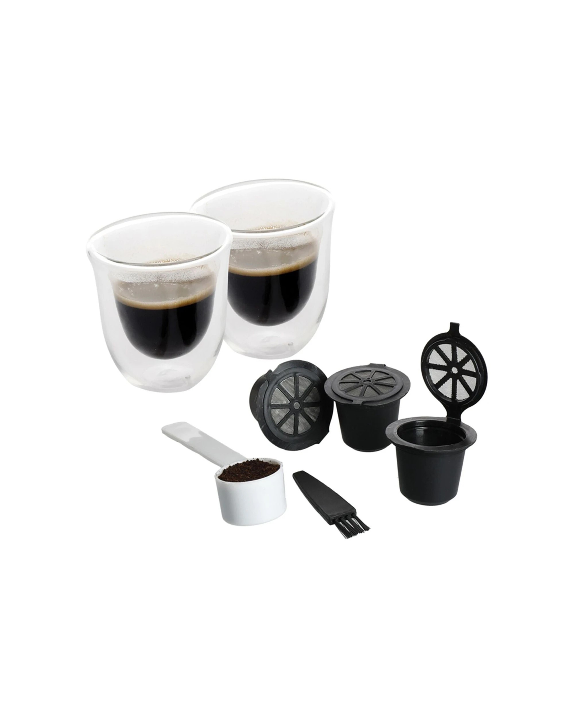 2 La Cafetiere 6pc 11.5cm Reusable Coffee Pods For Nespresso Machines - Black, 2 of 5