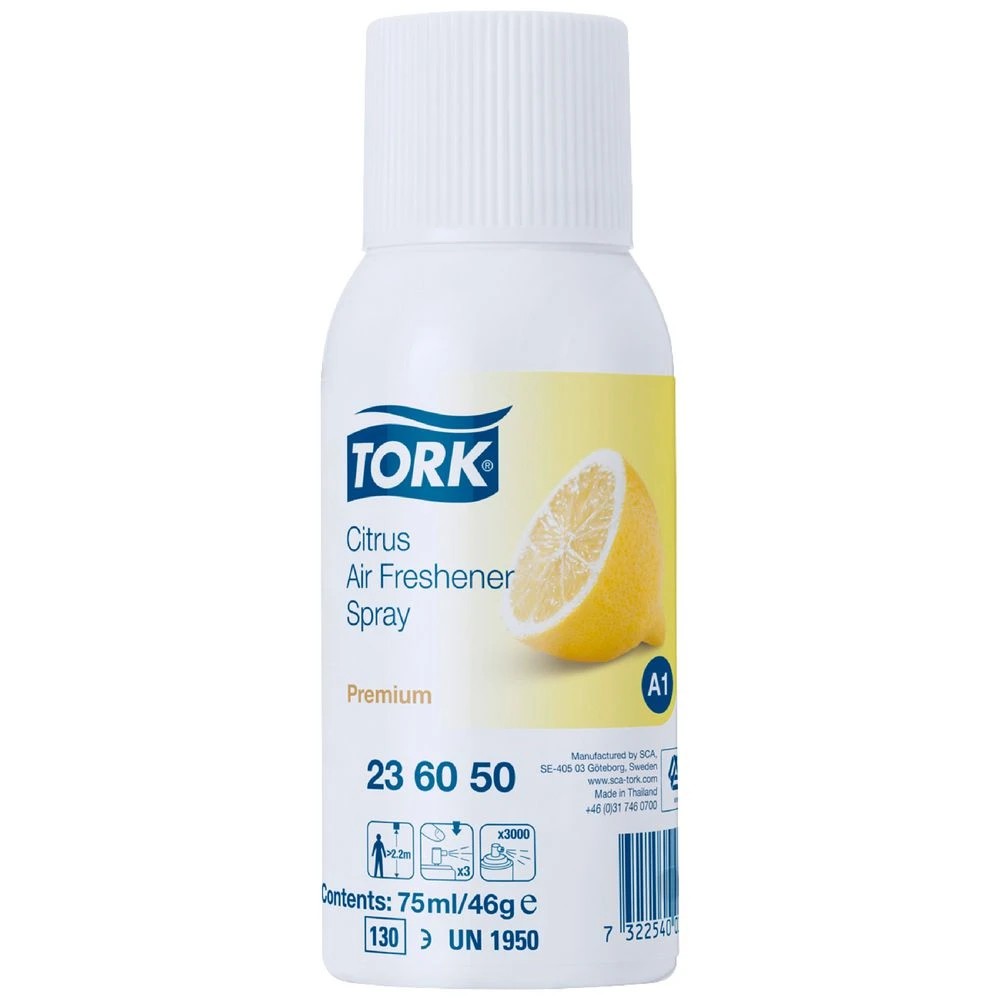 1 Tork A1 Premium Air Freshener Aerosol Refill 75mL Citrus, 1 of 1