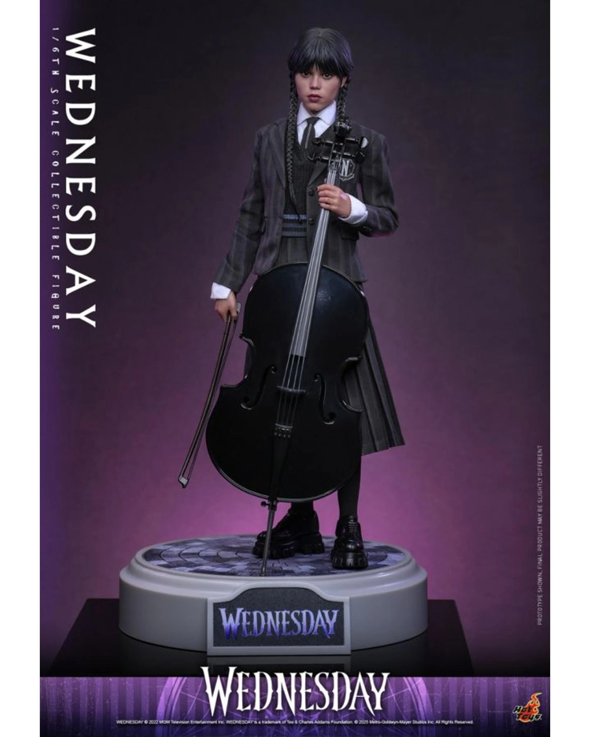 4 Hot Toys Wednesday Wednesday Addams 1:6 Scale 10 inch Action Figure, 4 of 9
