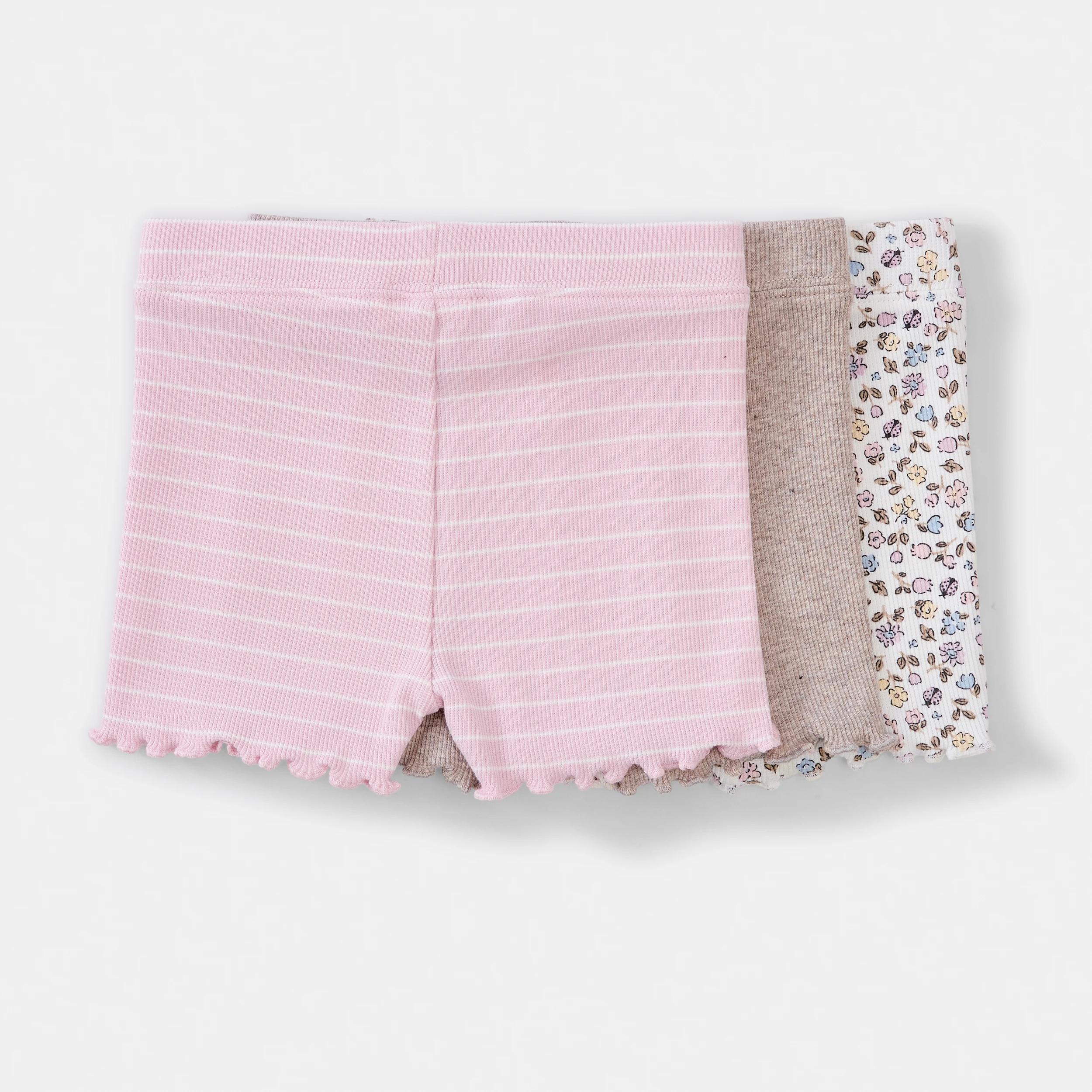 2 3 Pack Australian Cotton Shorts Pink Flrl, 2 of 8