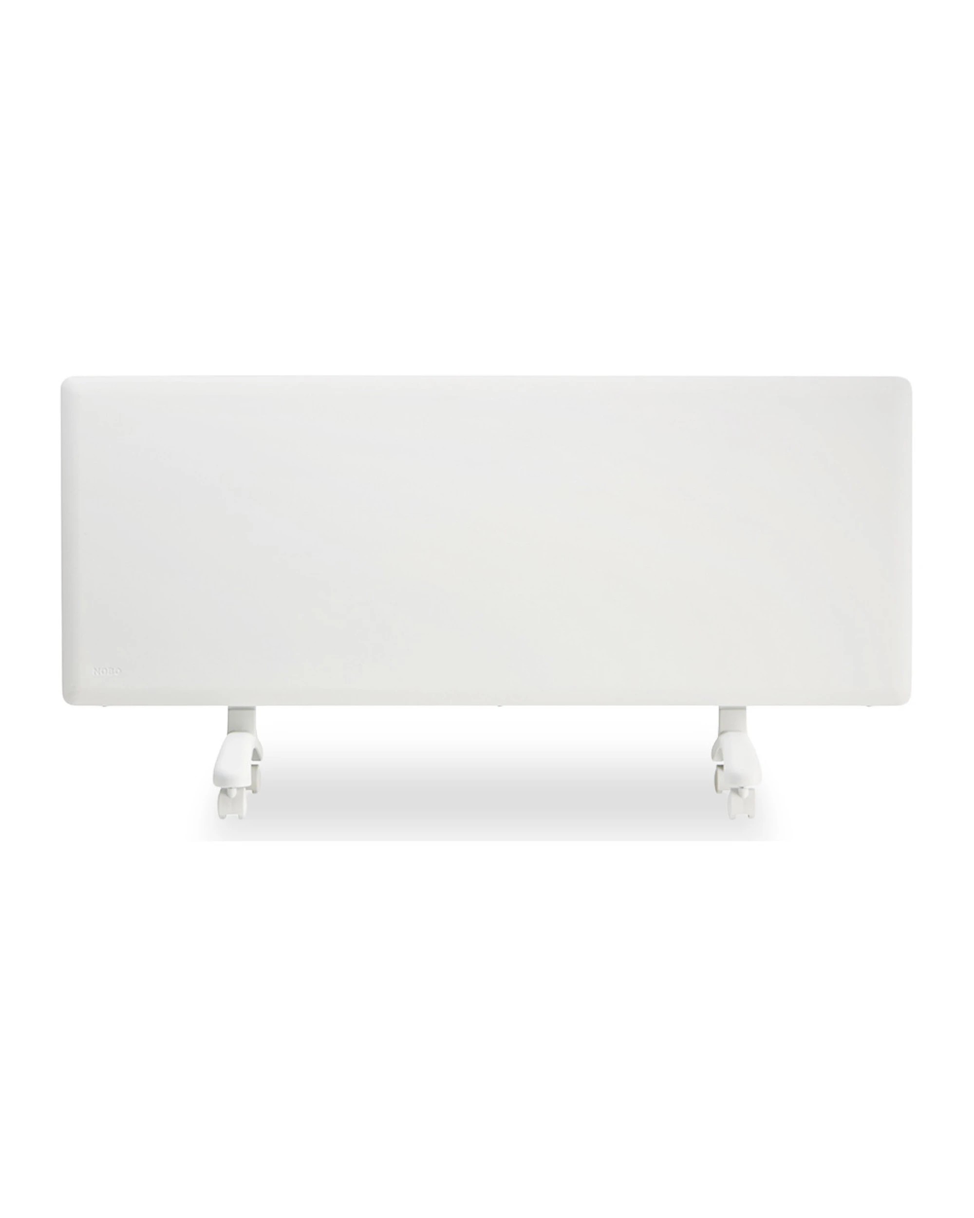 2 Nobo 2000W Electric Panel Heater with Thermostat and Castors - White, 2 of 9