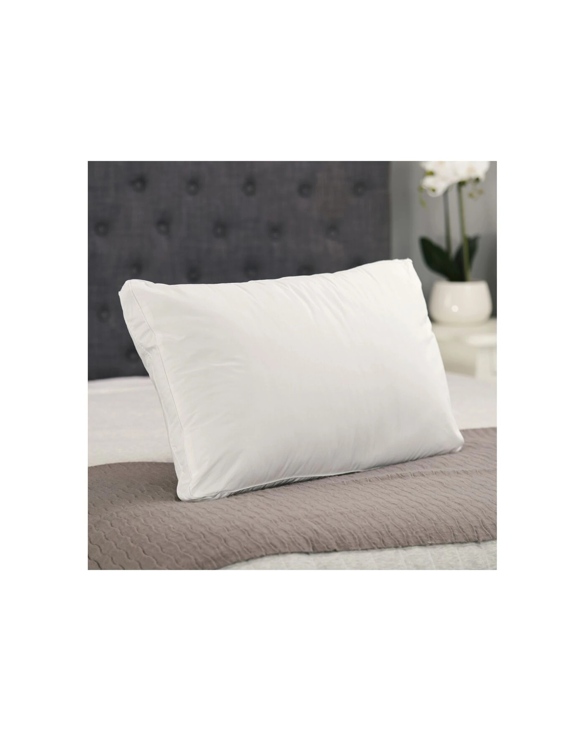 2 Tontine Classic Comfort Junior/Childrens Pillow Low & Soft For Kids Standard - White, 2 of 3