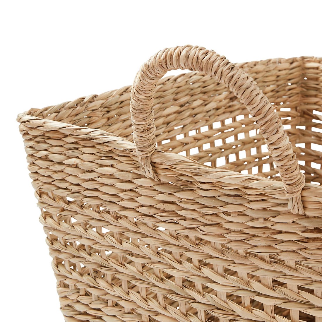 7 Square Seagrass Woven Basket - Natural, 7 of 8