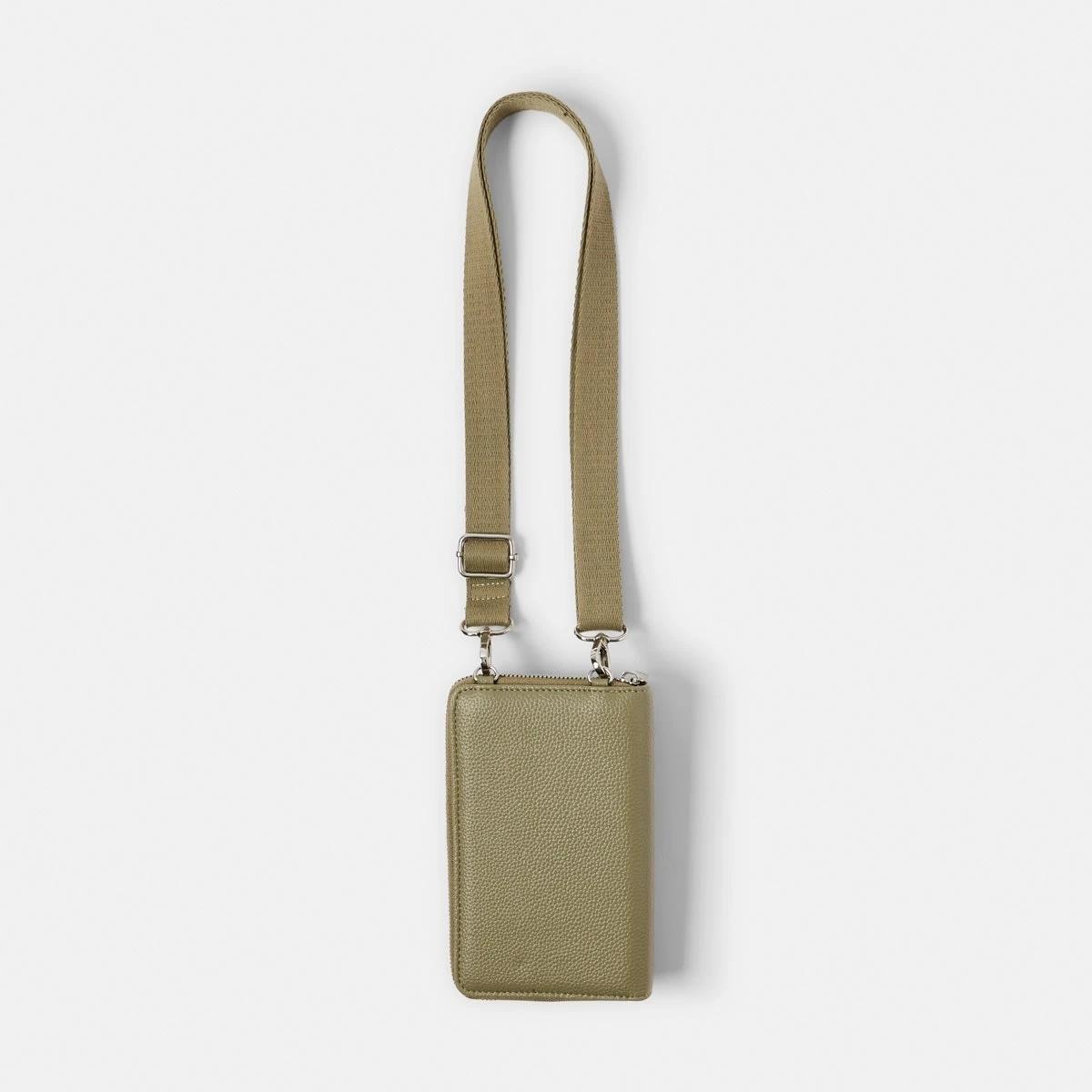 2 Sim Fabric Strap Phone Wallet SAFARI KHAKI, 2 of 4