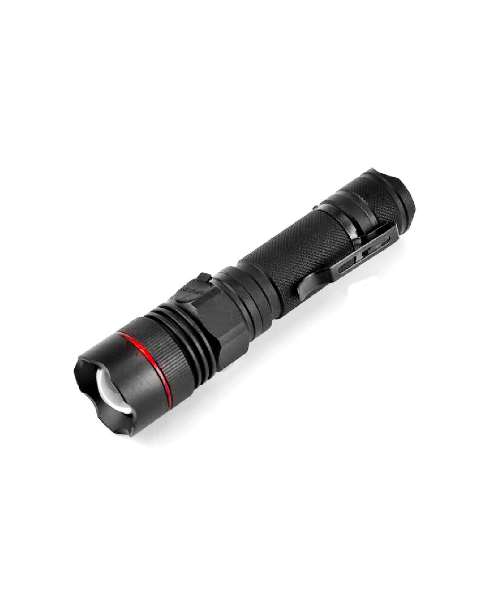 1 Sansai Tactical Grade Rechargeable Water Resistant 5W LED Torch - Black, 1 of 5