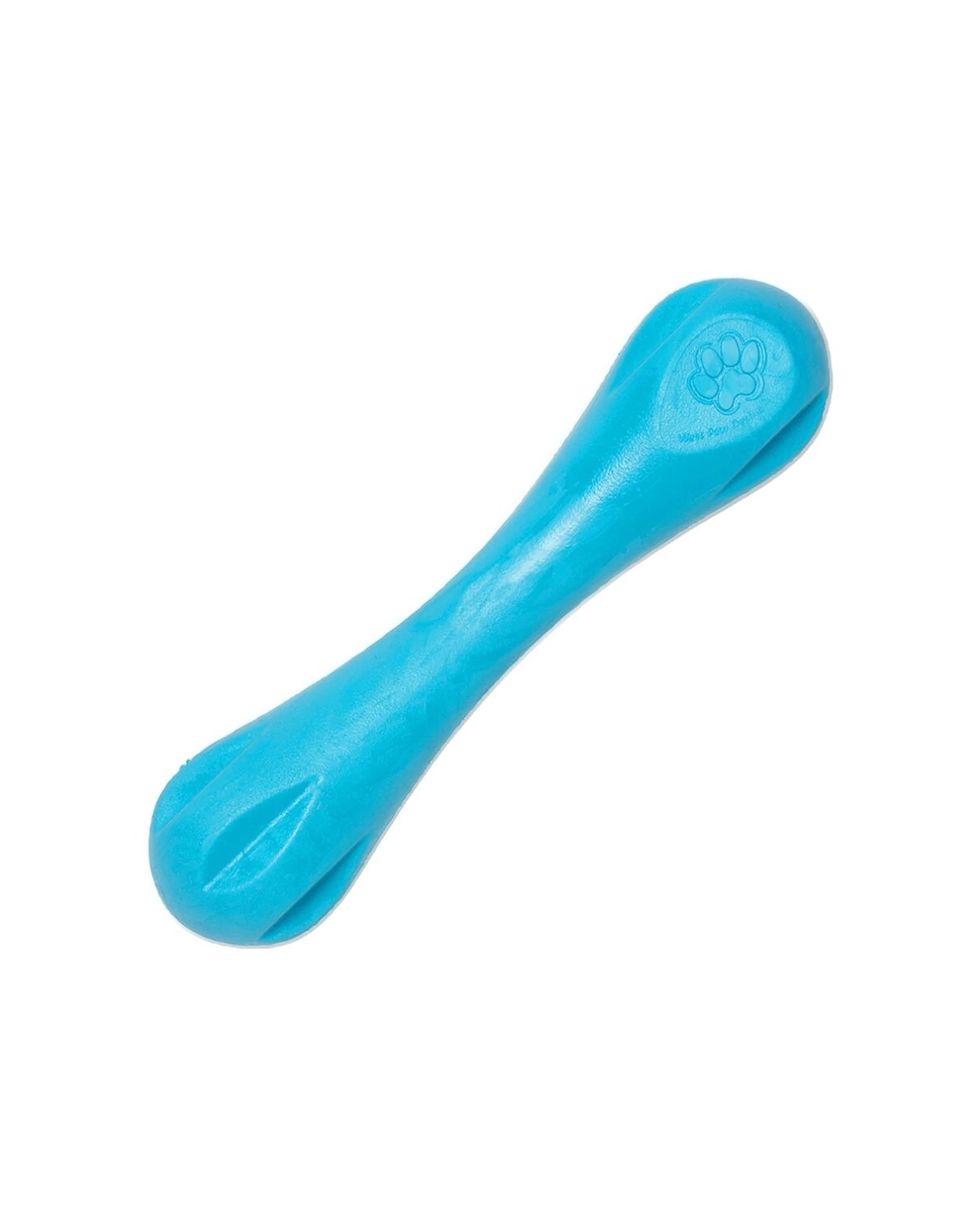 1 West Paw Hurley Bone Dog Chew Toy Large Durable Floats In Water Zogoflex - Blue, 1 of 1
