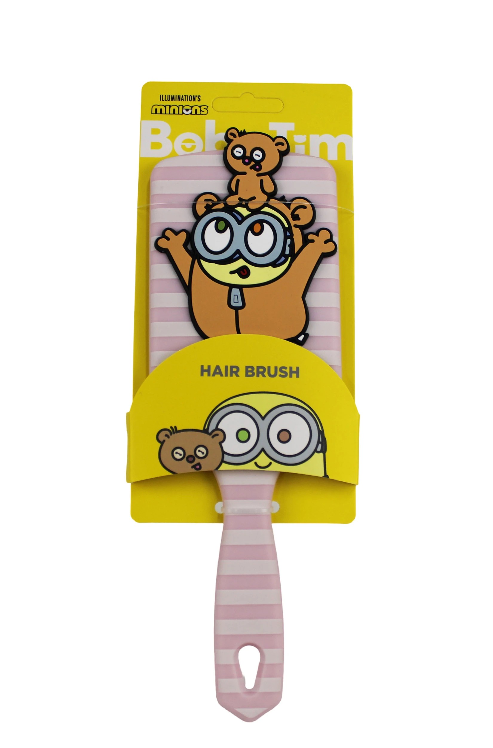 1 Illumination's Minions Bob and Tim Hair Brush, 1 of 4