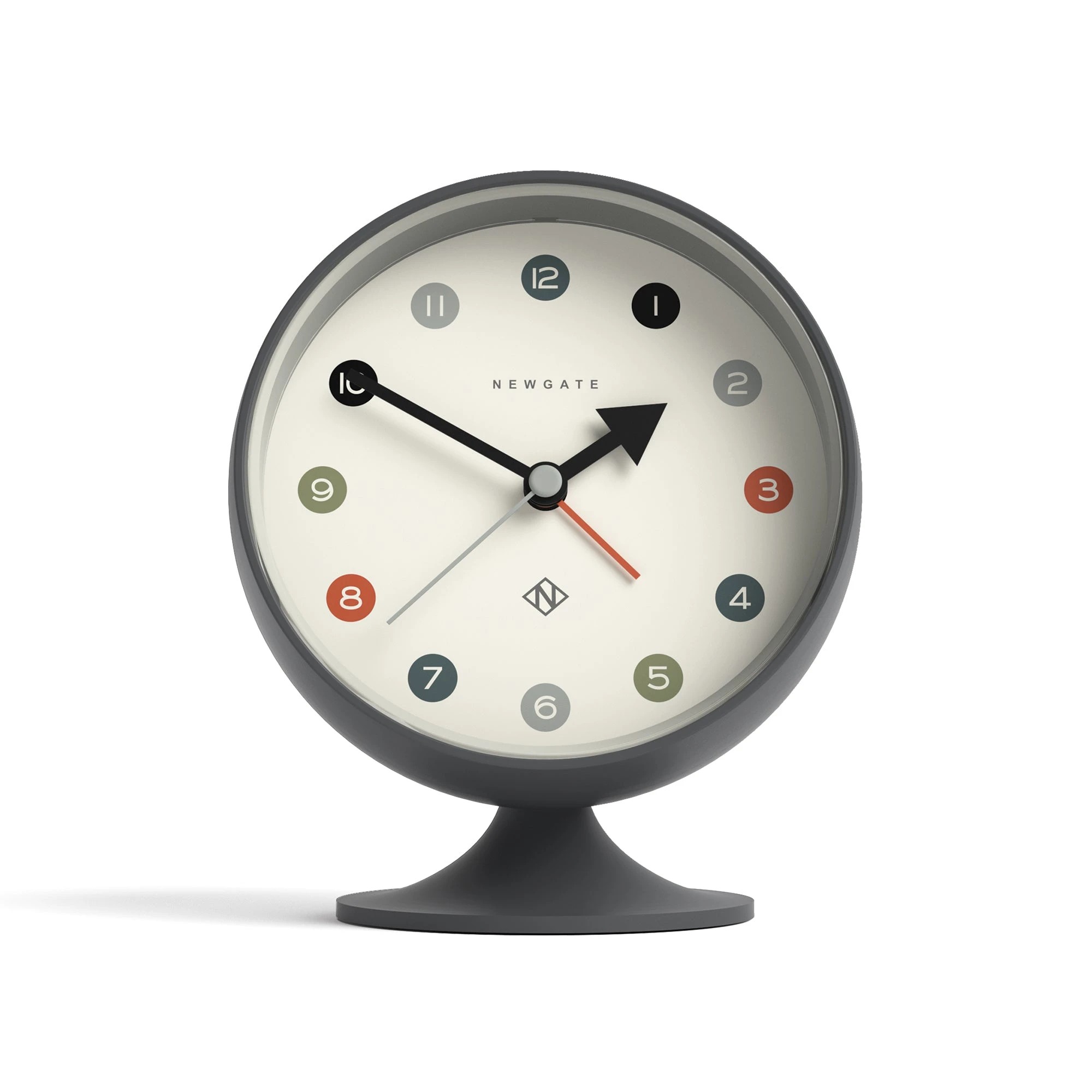 1 Newgate Spheric Alarm Clock - Grey, 1 of 1