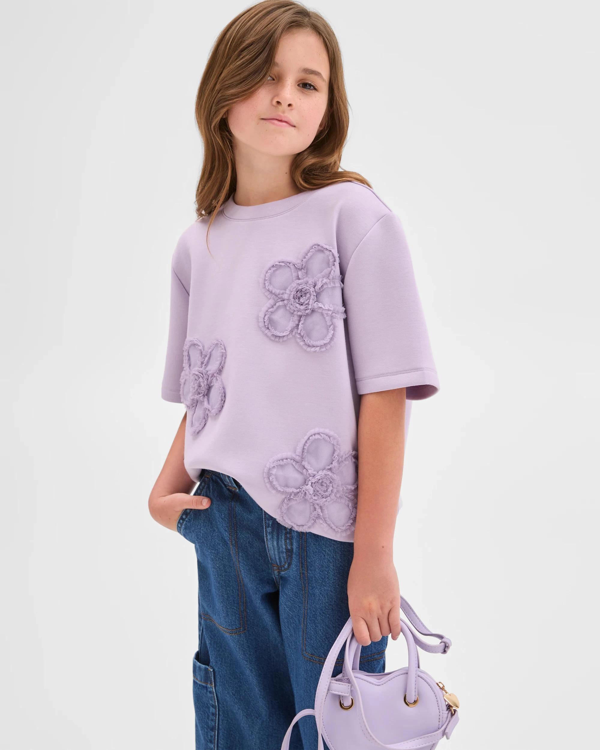 2 Target Kids Scuba Longline T-Shirt PURPLE, 2 of 7