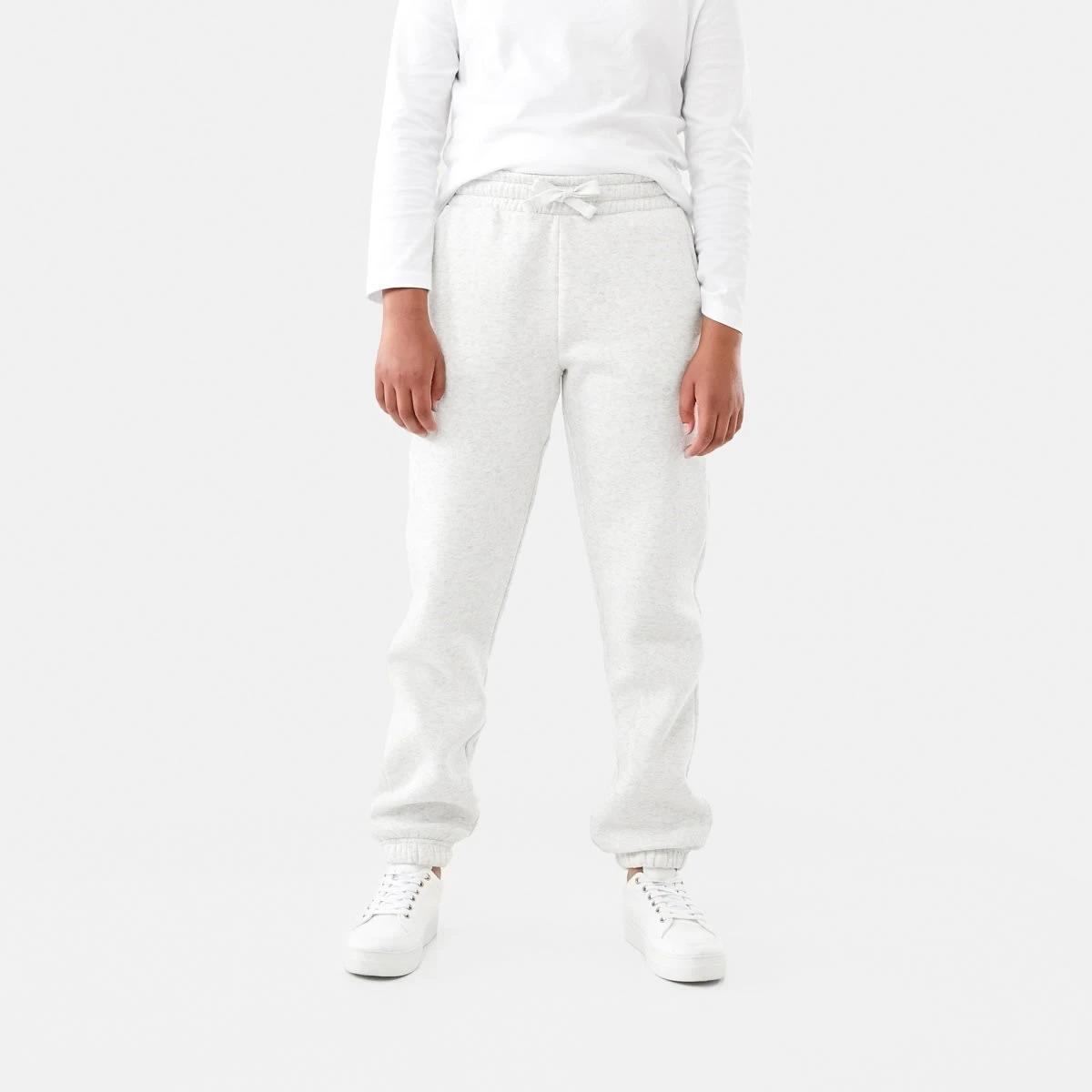 1 Basic Trackpants Wht Marle, 1 of 8