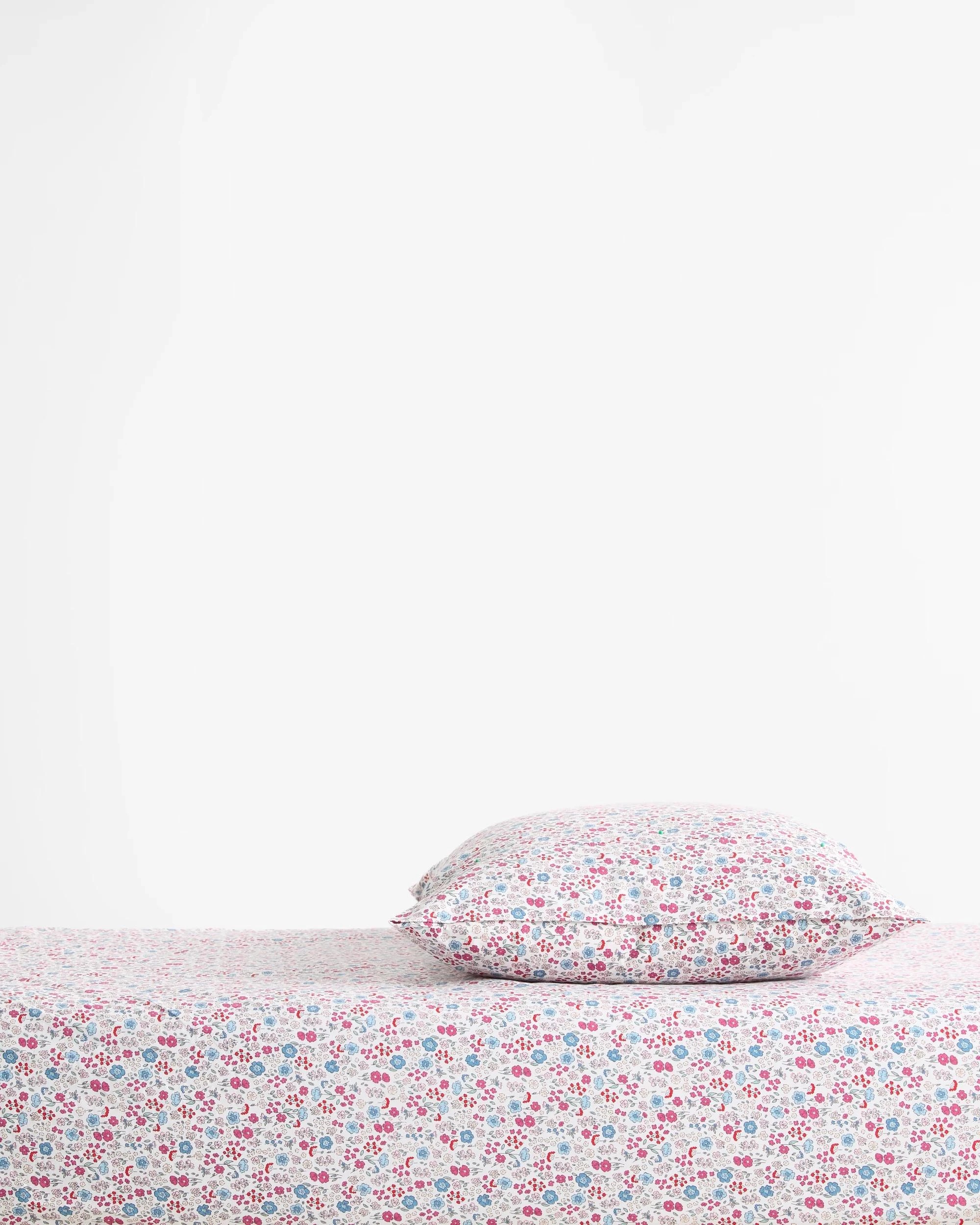 1 Target Evie Ditsy Floral Australian Cotton Fitted Sheet Set - Queen Bed - Multi, 1 of 5
