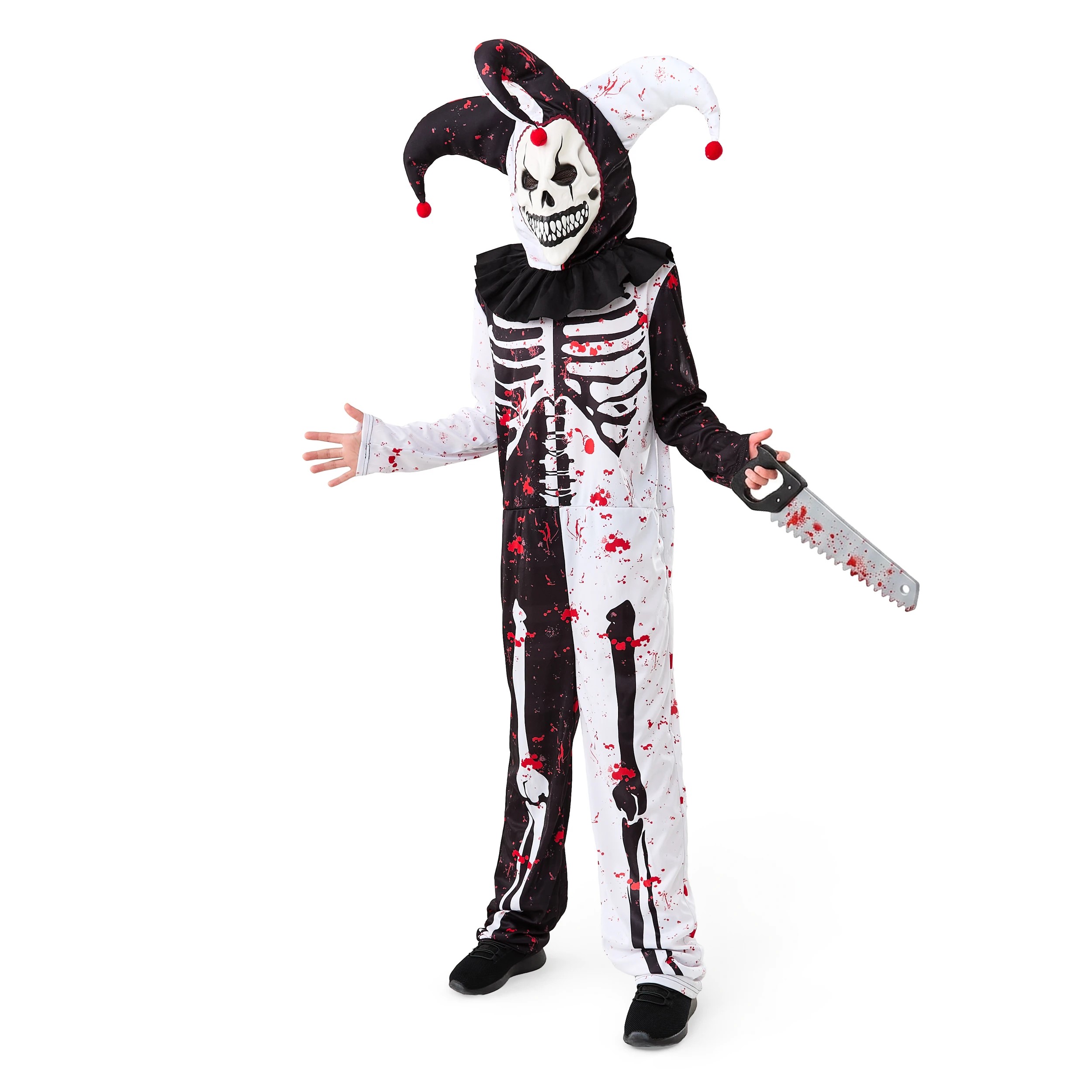3 2 Piece Jester Costume - Ages 12+, 3 of 10