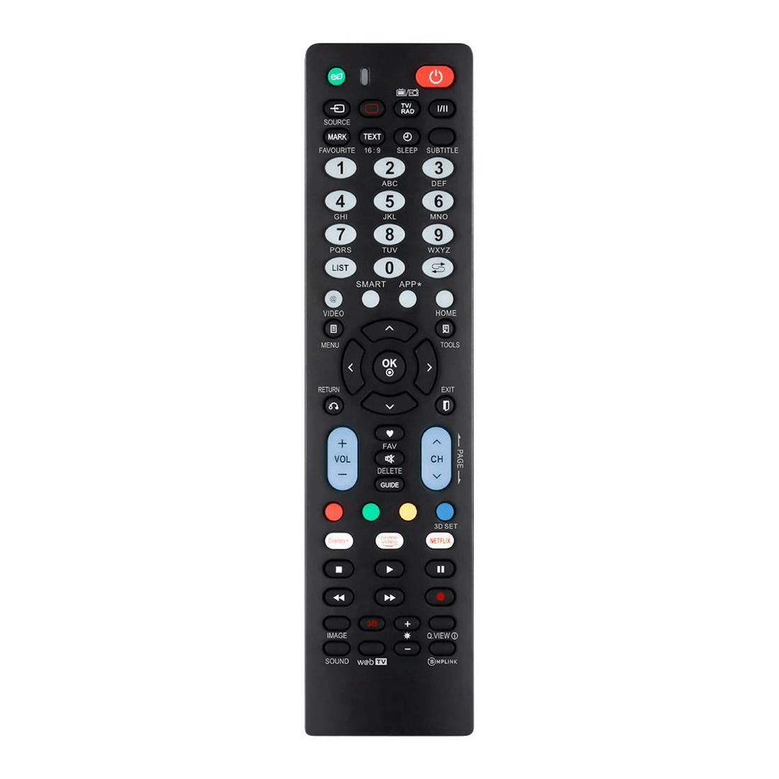 1 Blaupunkt Replacement TV Remote for LG TVs, 1 of 2