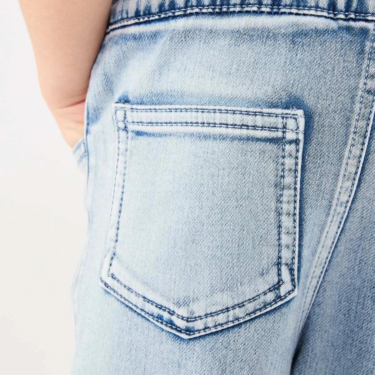 6 Moto Denim Jeans LIGHT WASH, 6 of 10