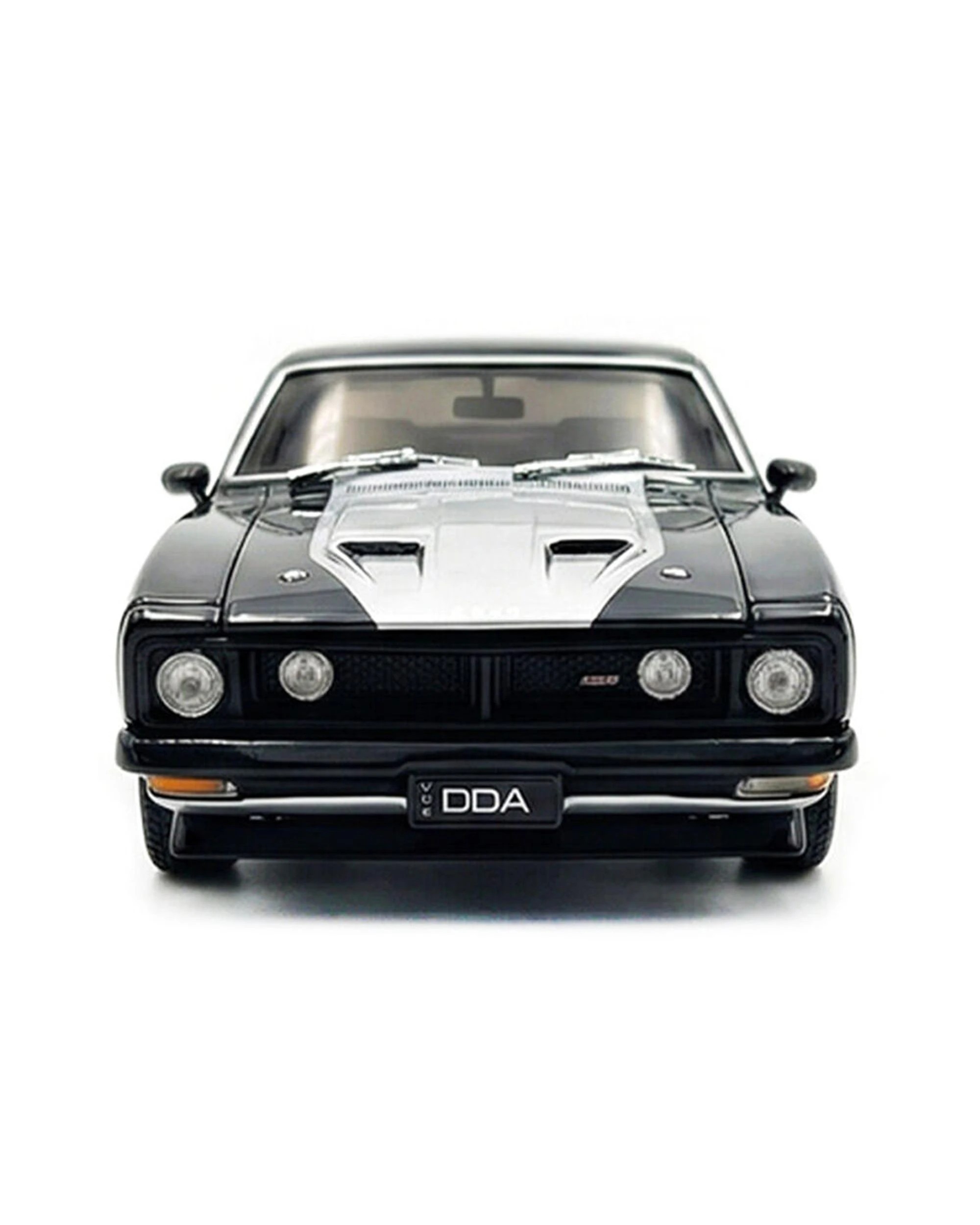 2 DDA Ford Falcon XB GT 4 Door Black with Silver Stripe 1:32 Scale Vehicle - Black, 2 of 4