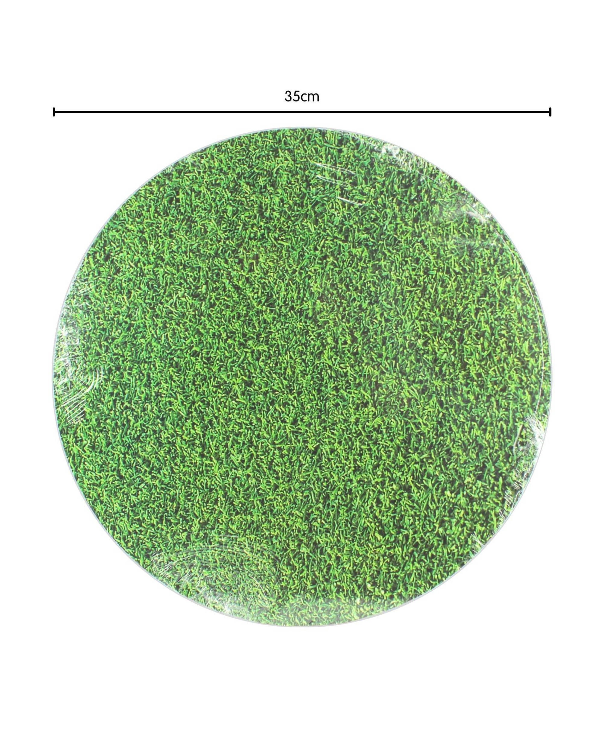 2 Bake Group Grass Print Round Cake Serving Board 35cm, 2 of 2